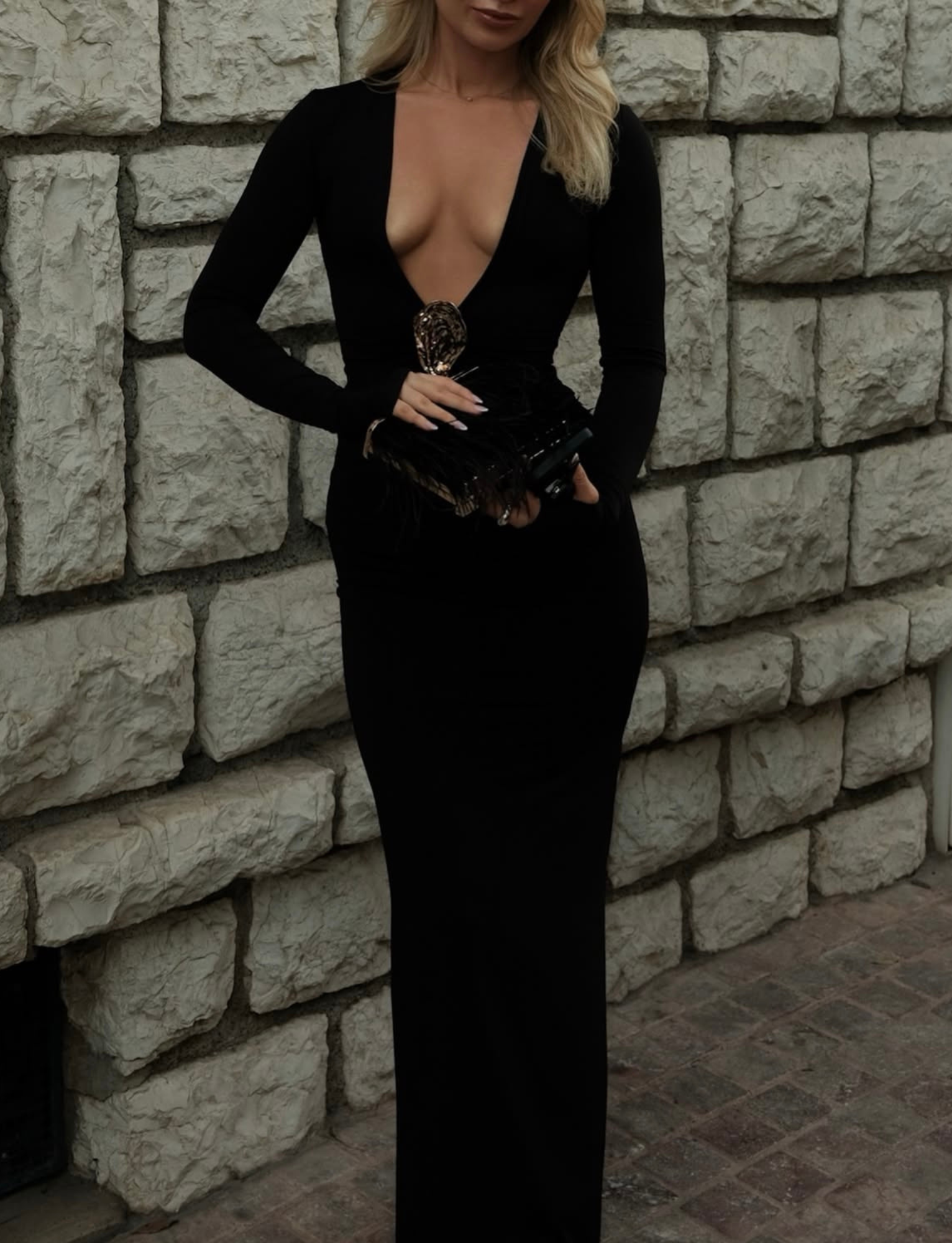long black sleeveless maxi dress The Essential Maxi Dress L main image 1