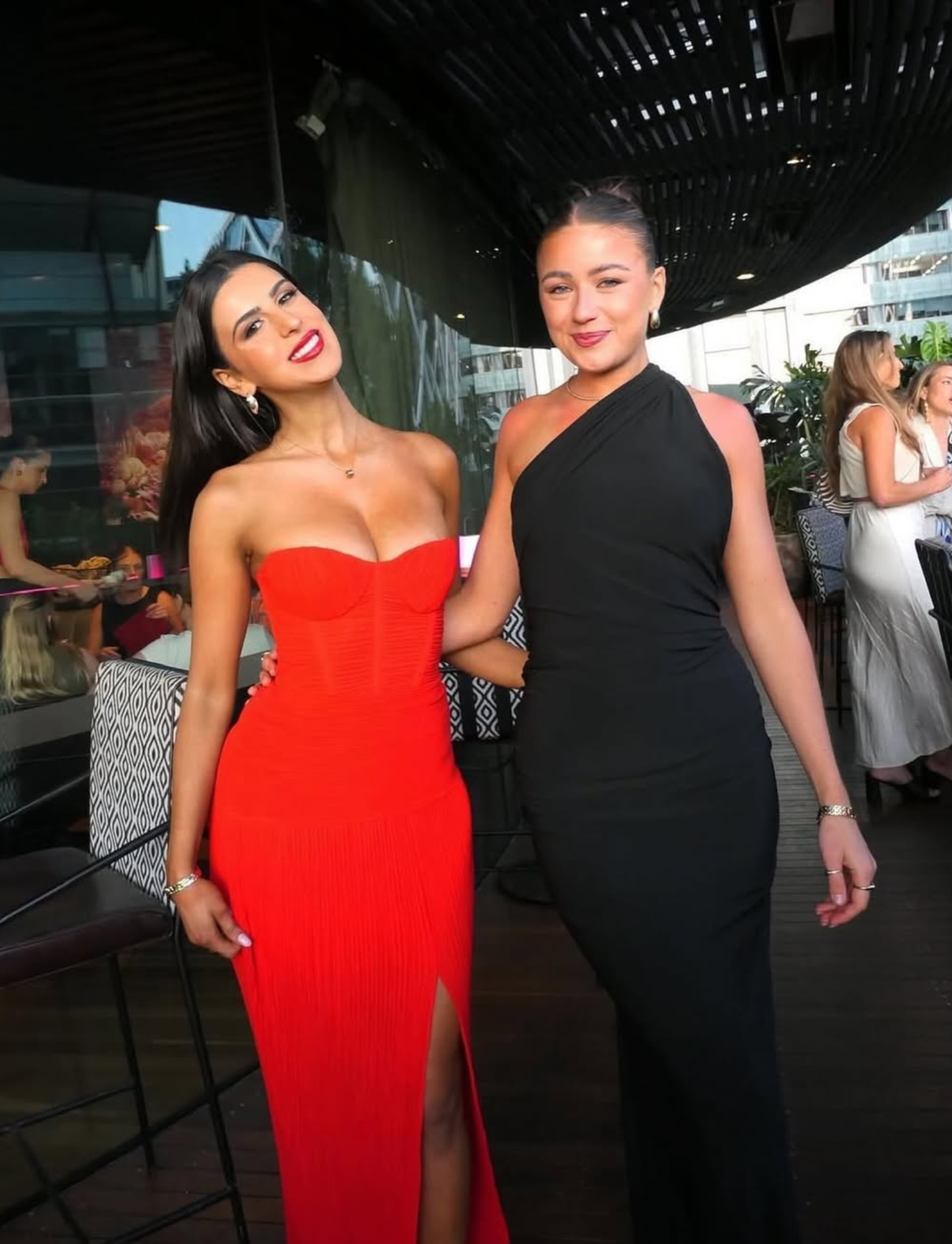 Double Time Pleat Maxi | Red image 3