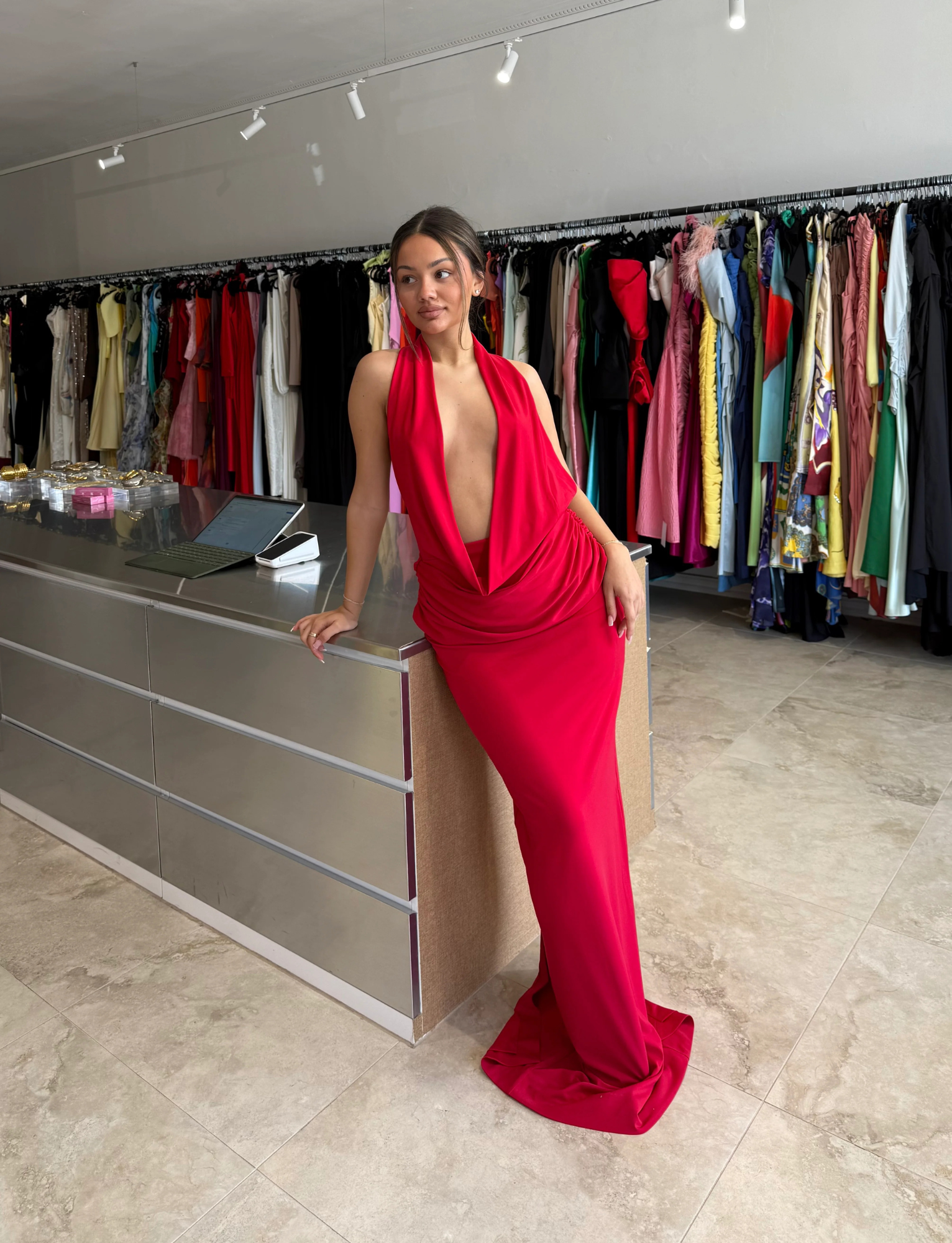 Vanessa Maxi | Cherry Red