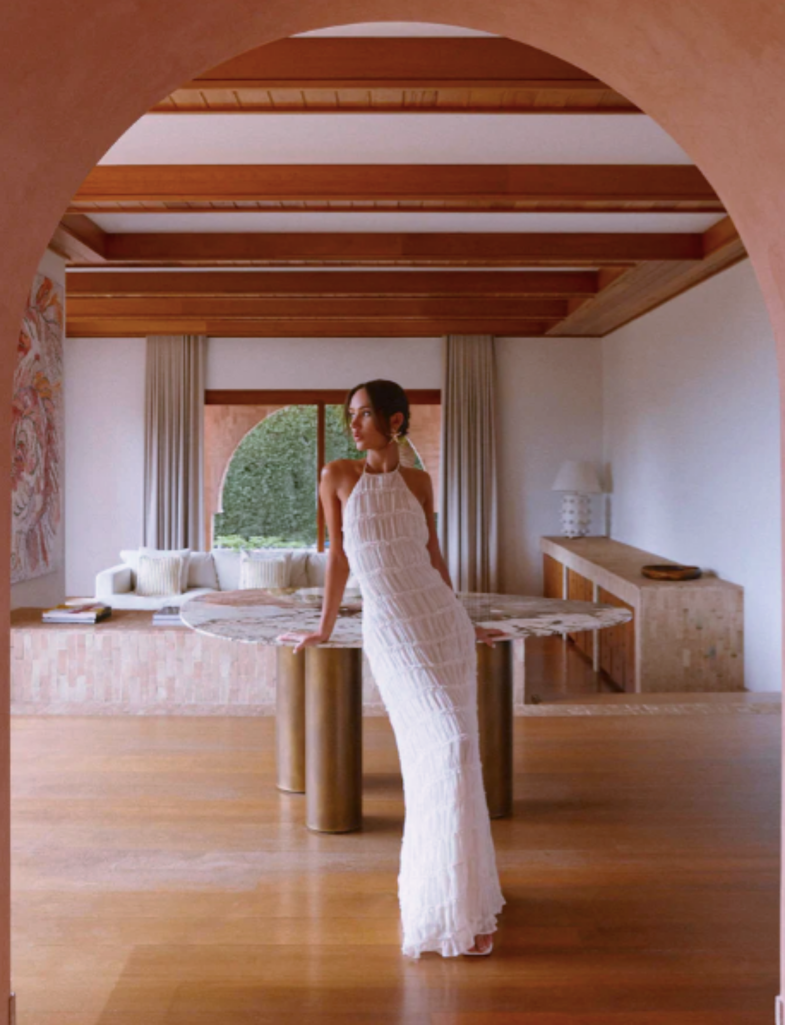 Aullie Maxi | Ivory image 0