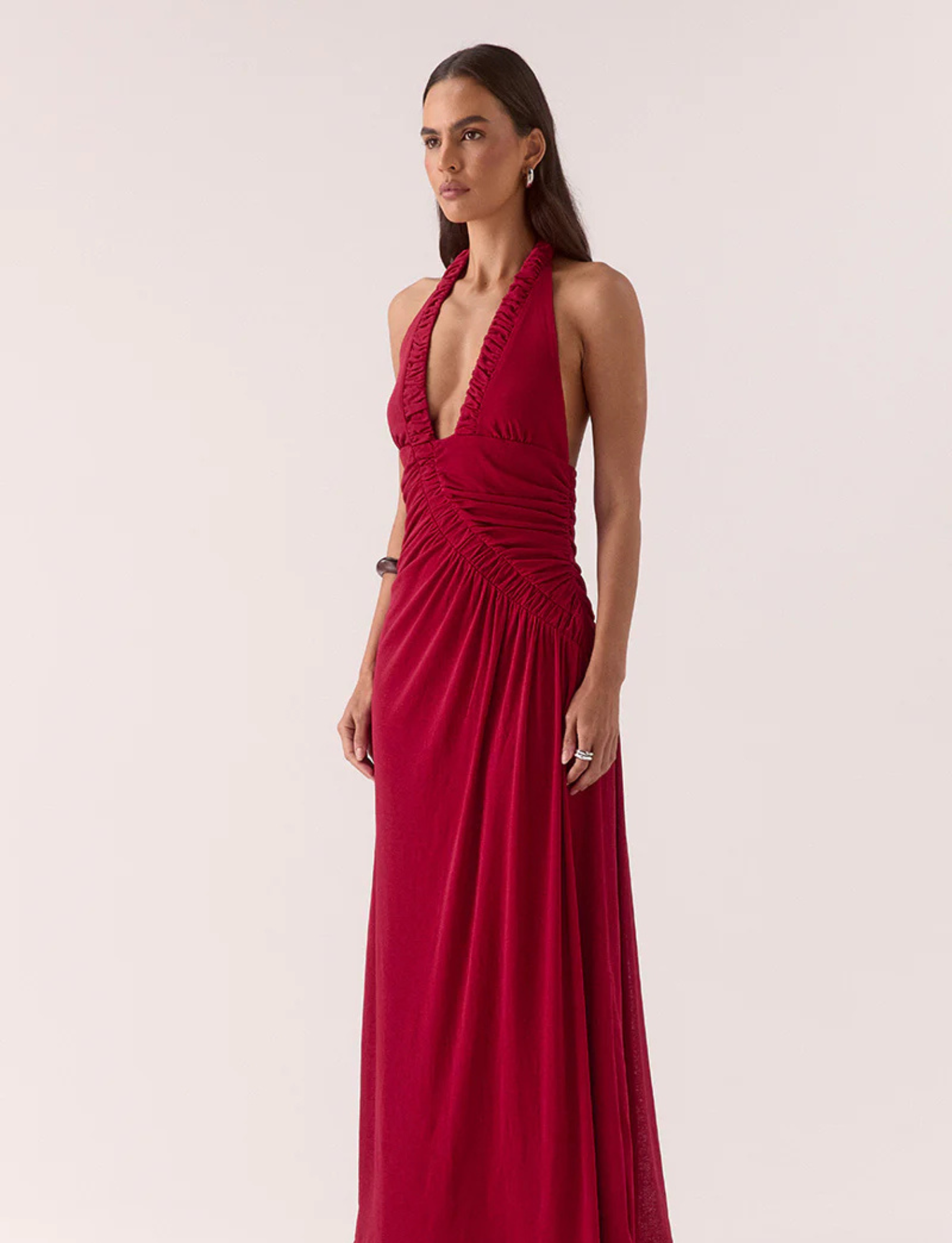 Alora Maxi Dress | Raspberry