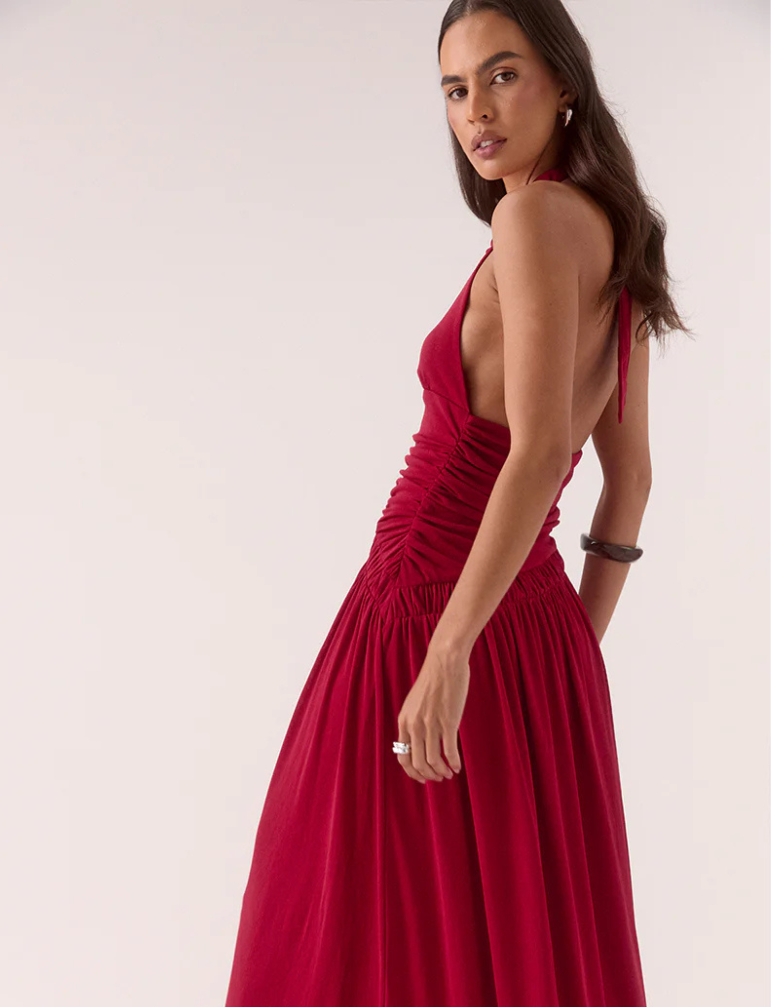Alora Maxi Dress | Raspberry