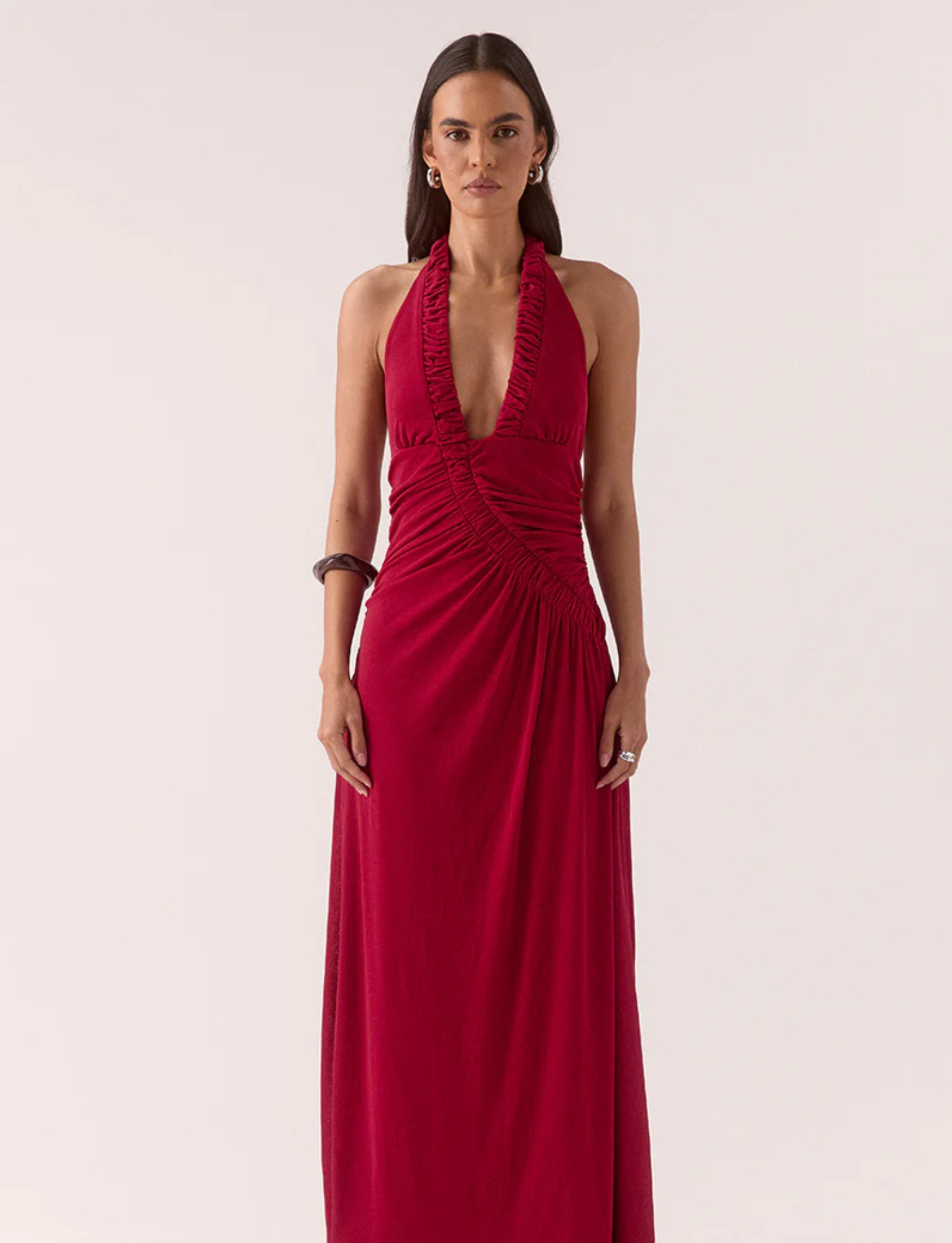 Alora Maxi Dress | Raspberry