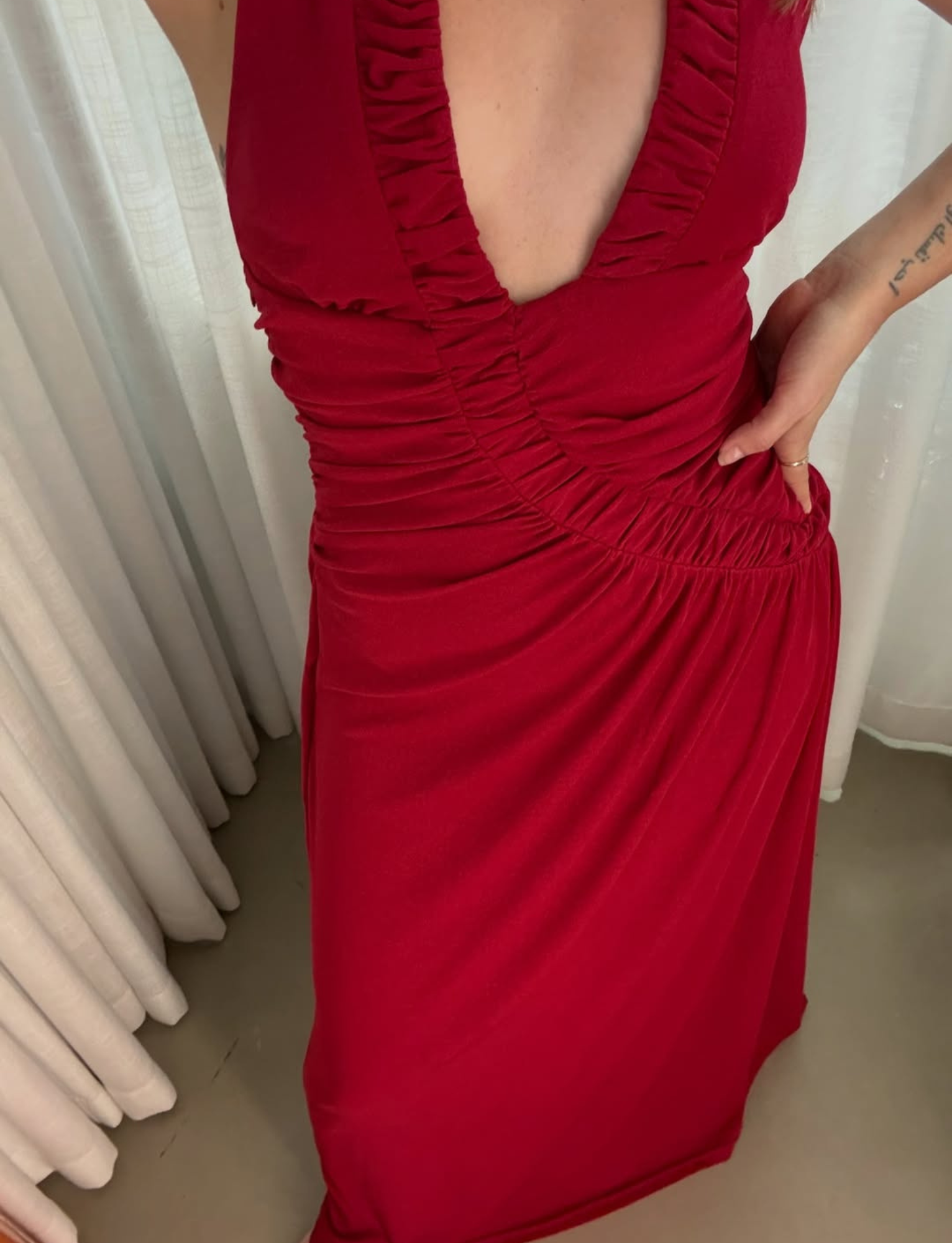 Alora Maxi Dress | Raspberry