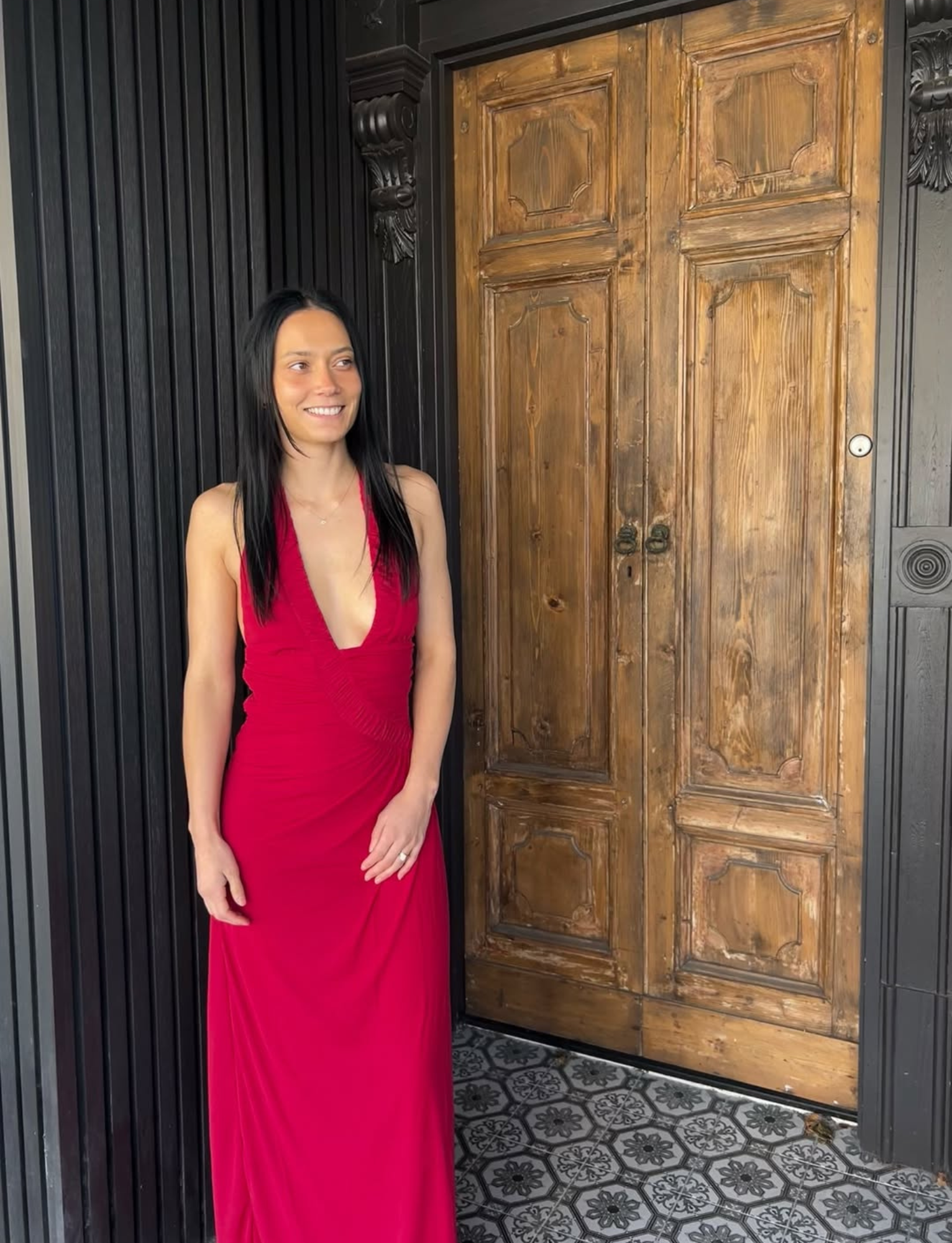 Alora Maxi Dress | Raspberry