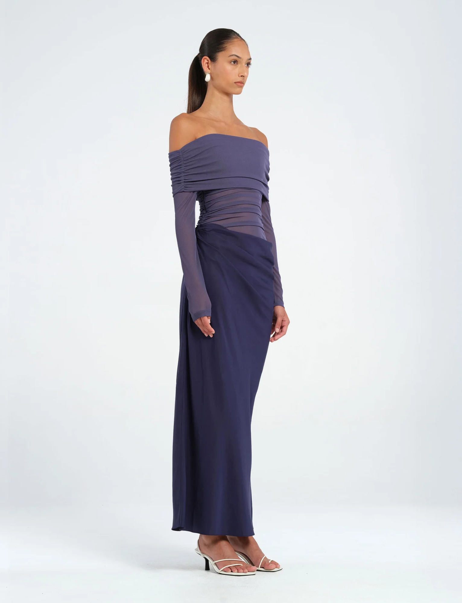 Yasmin Maxi | Navy image 5