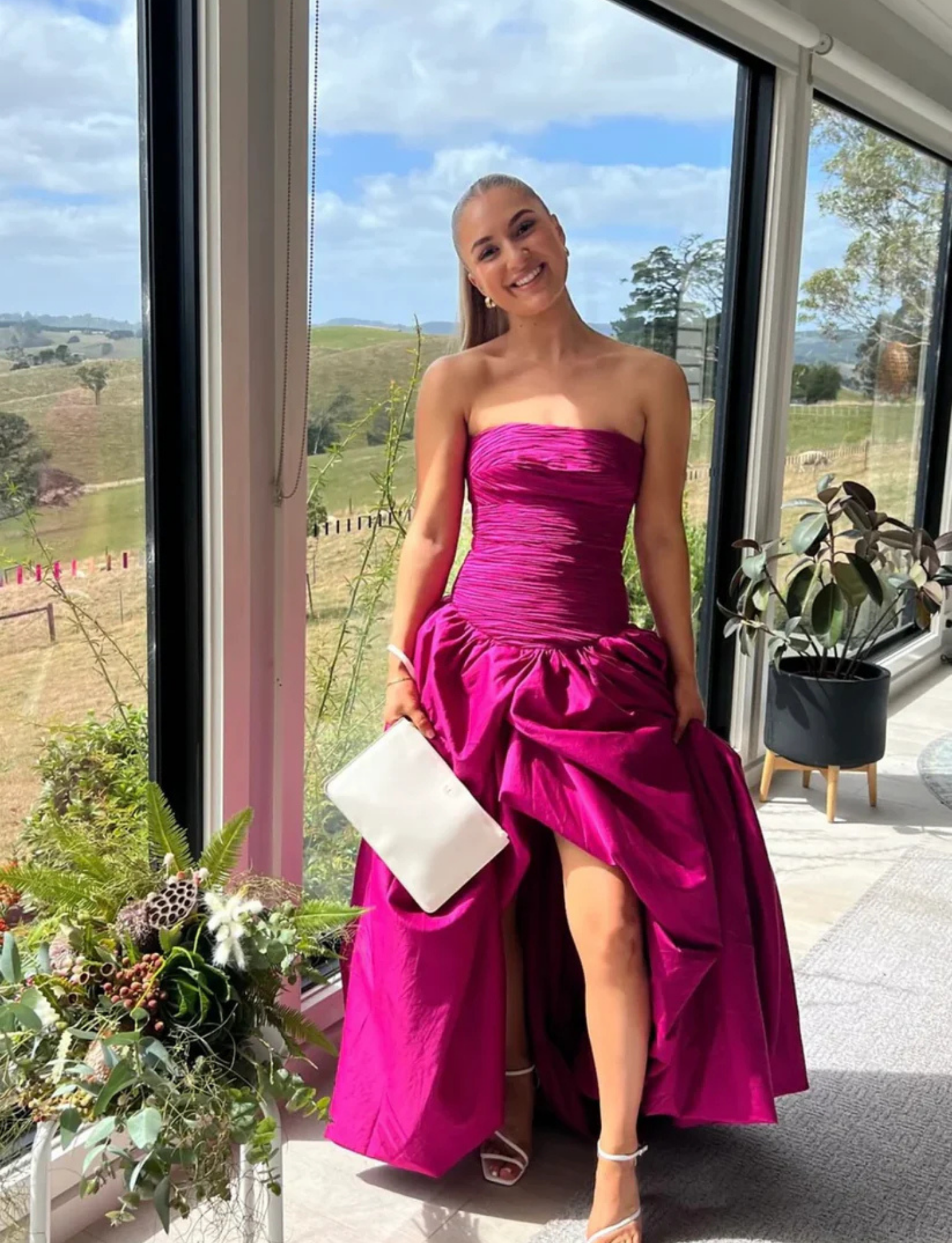 Violette Bubblehem Maxi | Deep Magenta image 3