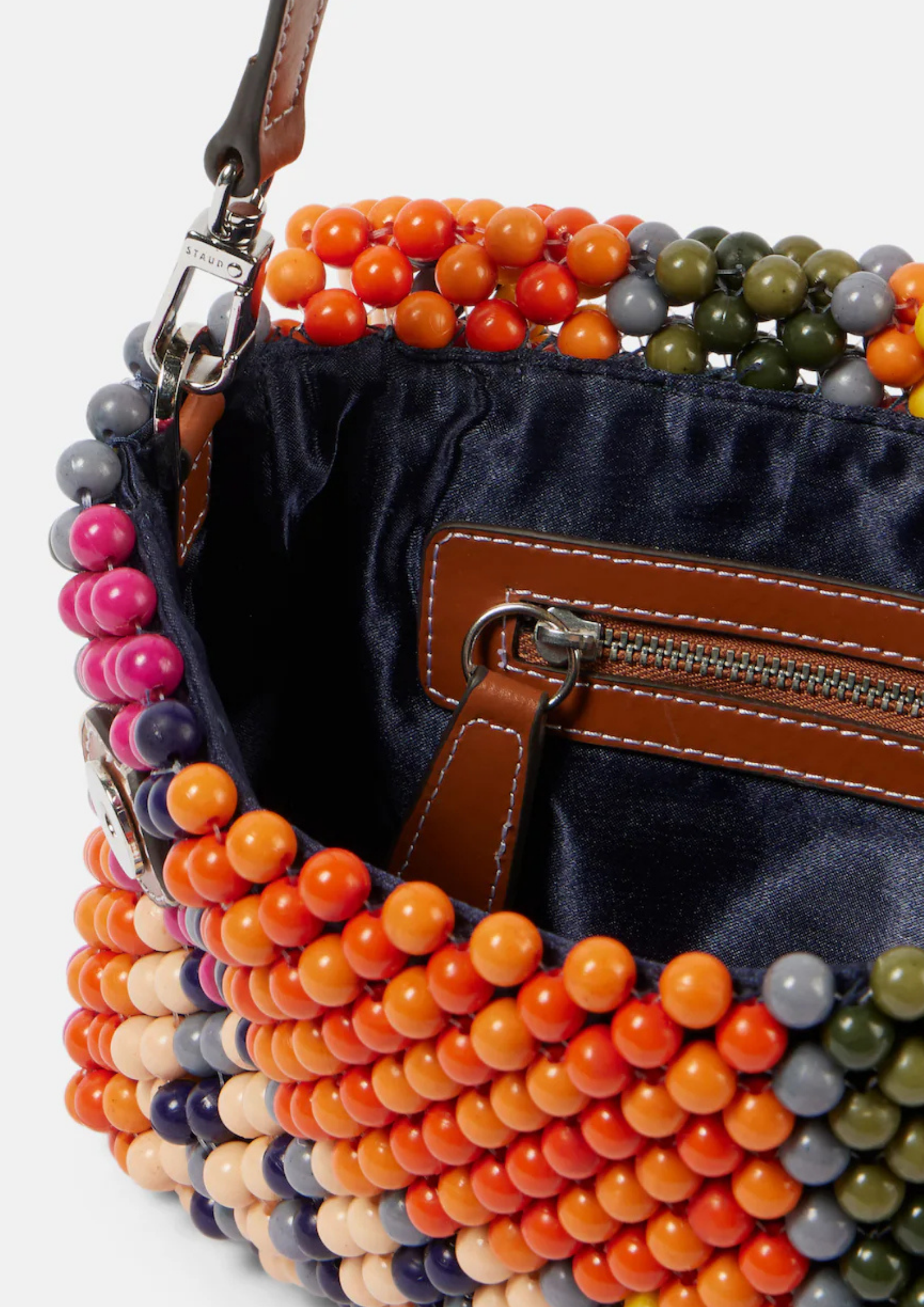 Timmy Shoulder Bag | Multi Bayadere Stripe