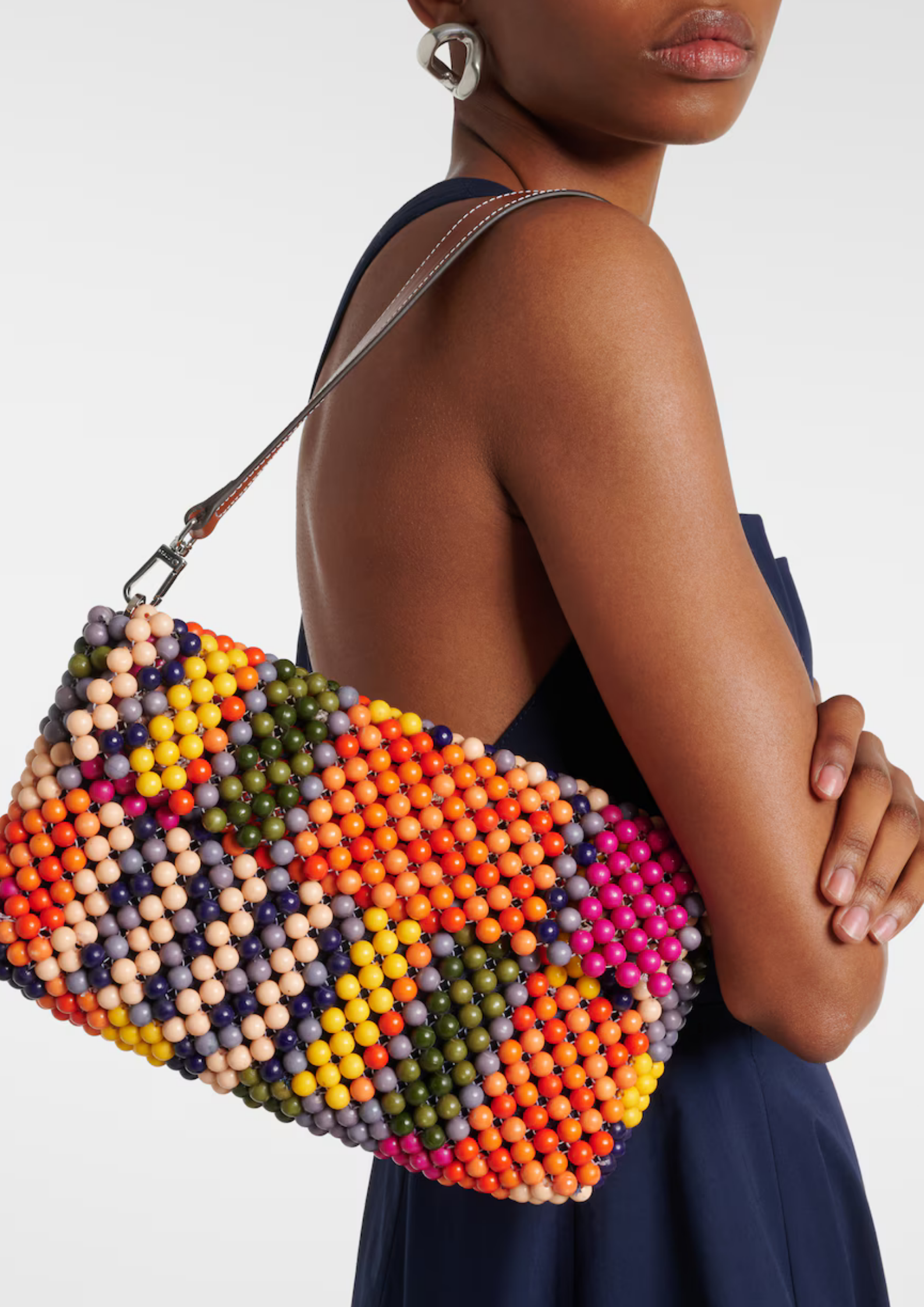 Timmy Shoulder Bag | Multi Bayadere Stripe