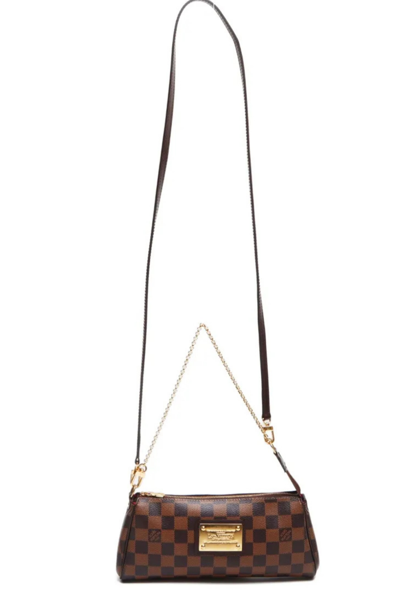 Eva Pochette Damier Ebene Clutch | Brown
