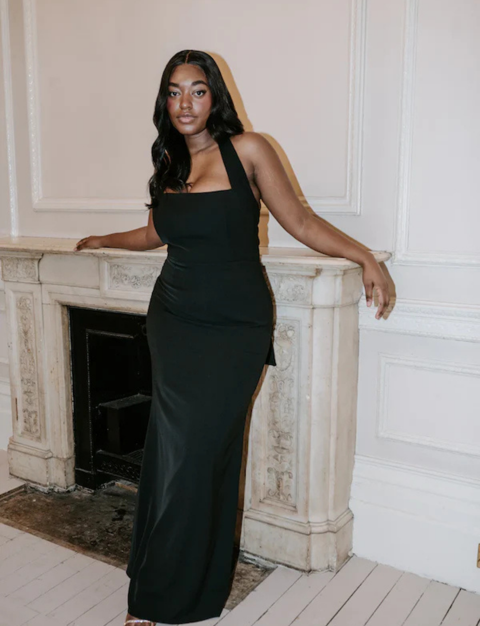 Ultimate Muse Halter Maxi | Black image 2