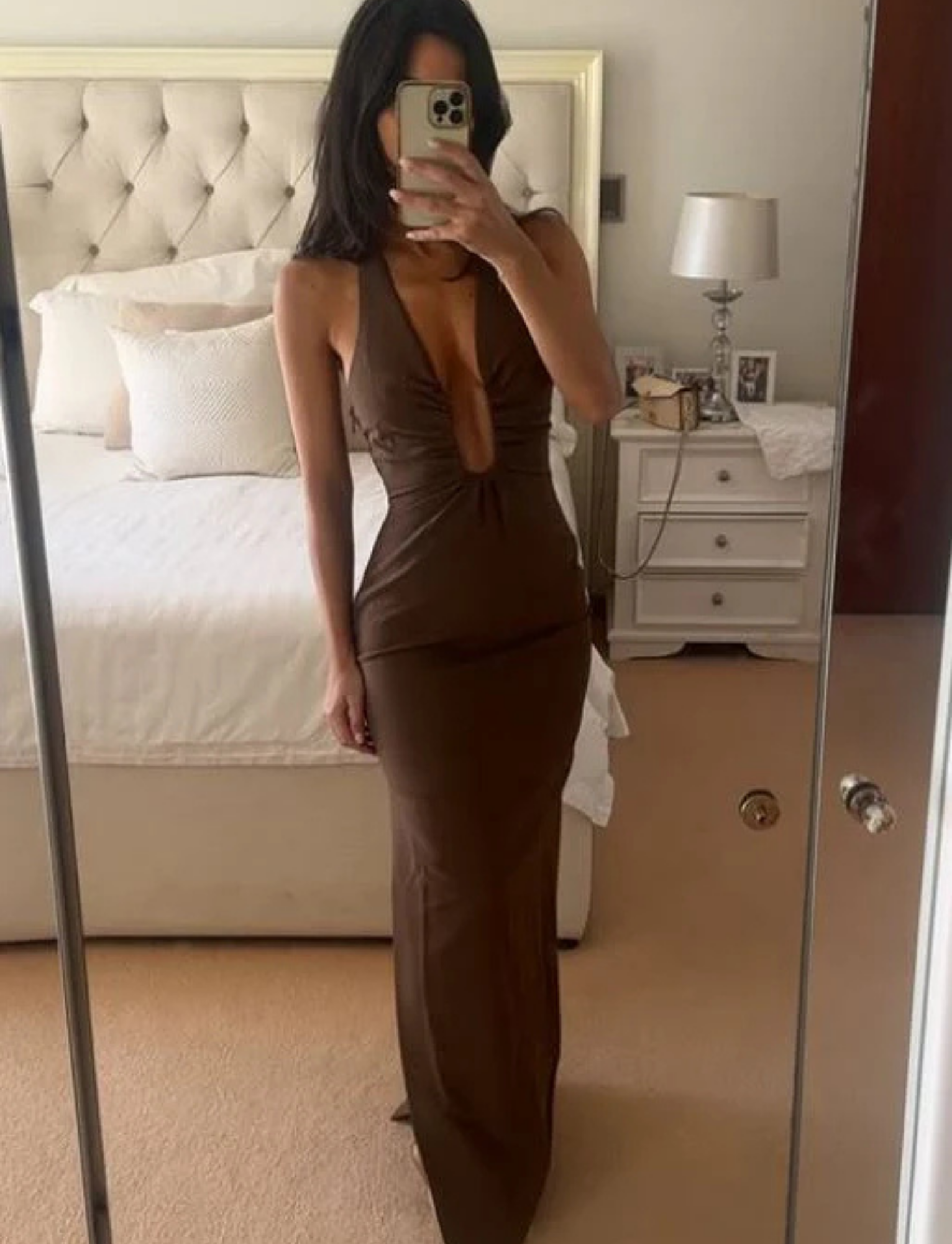 Alusia Maxi | Chocolate image 5