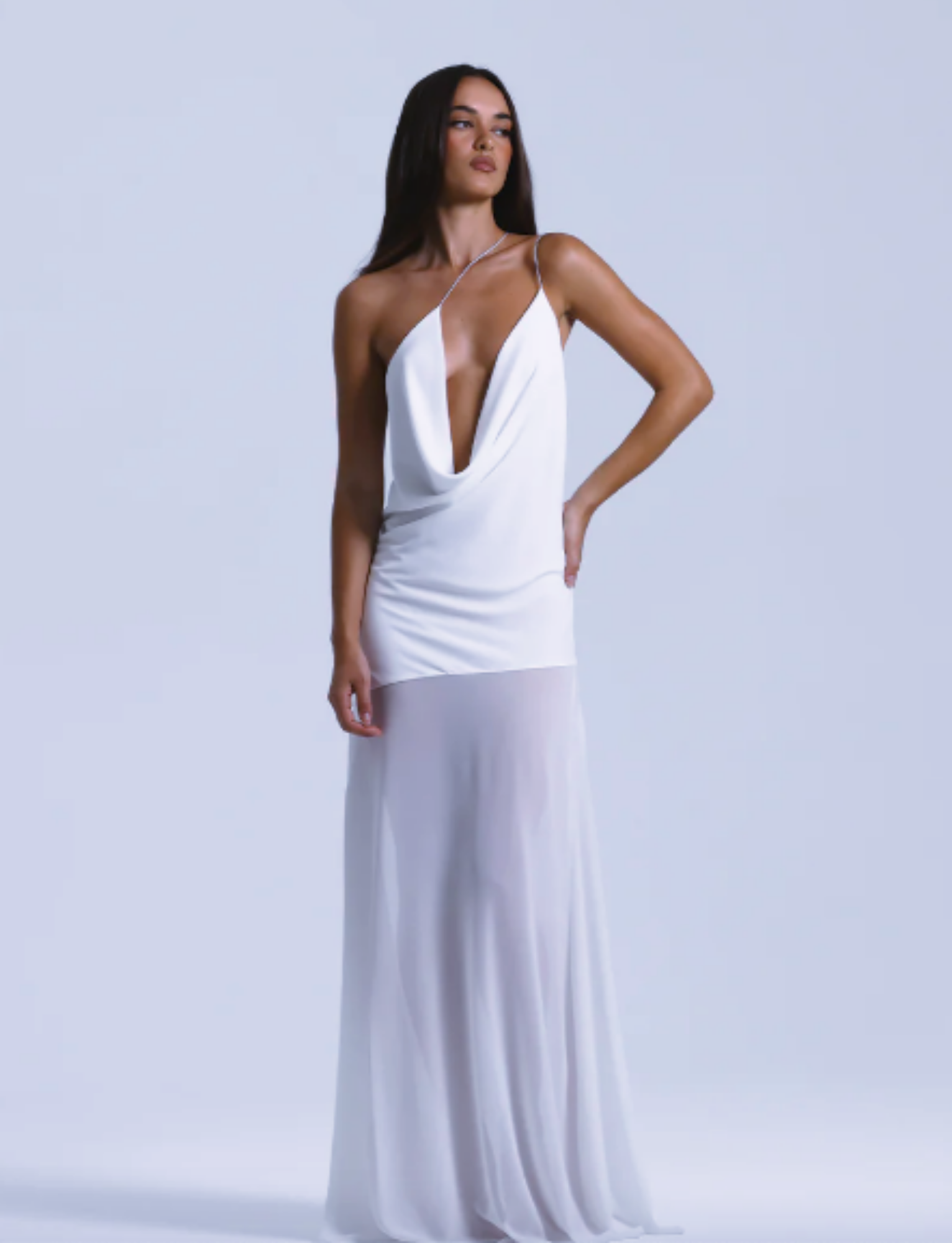Dimity Gown | White image 3