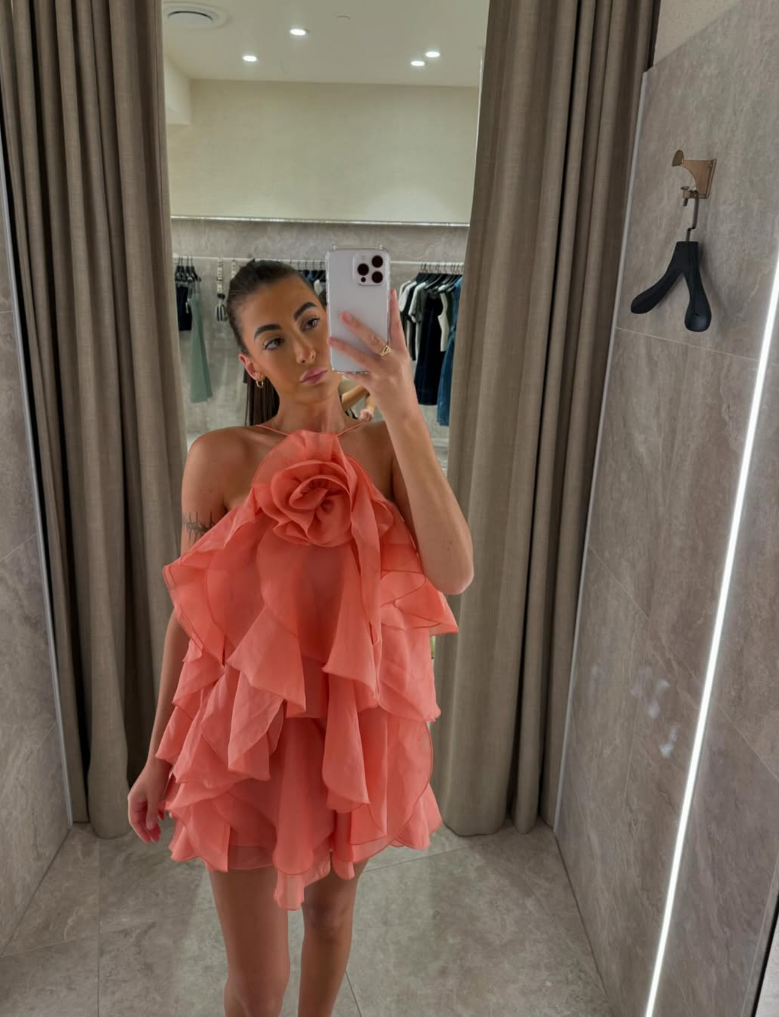 Pandorea Layered Mini | Washed Coral image 1