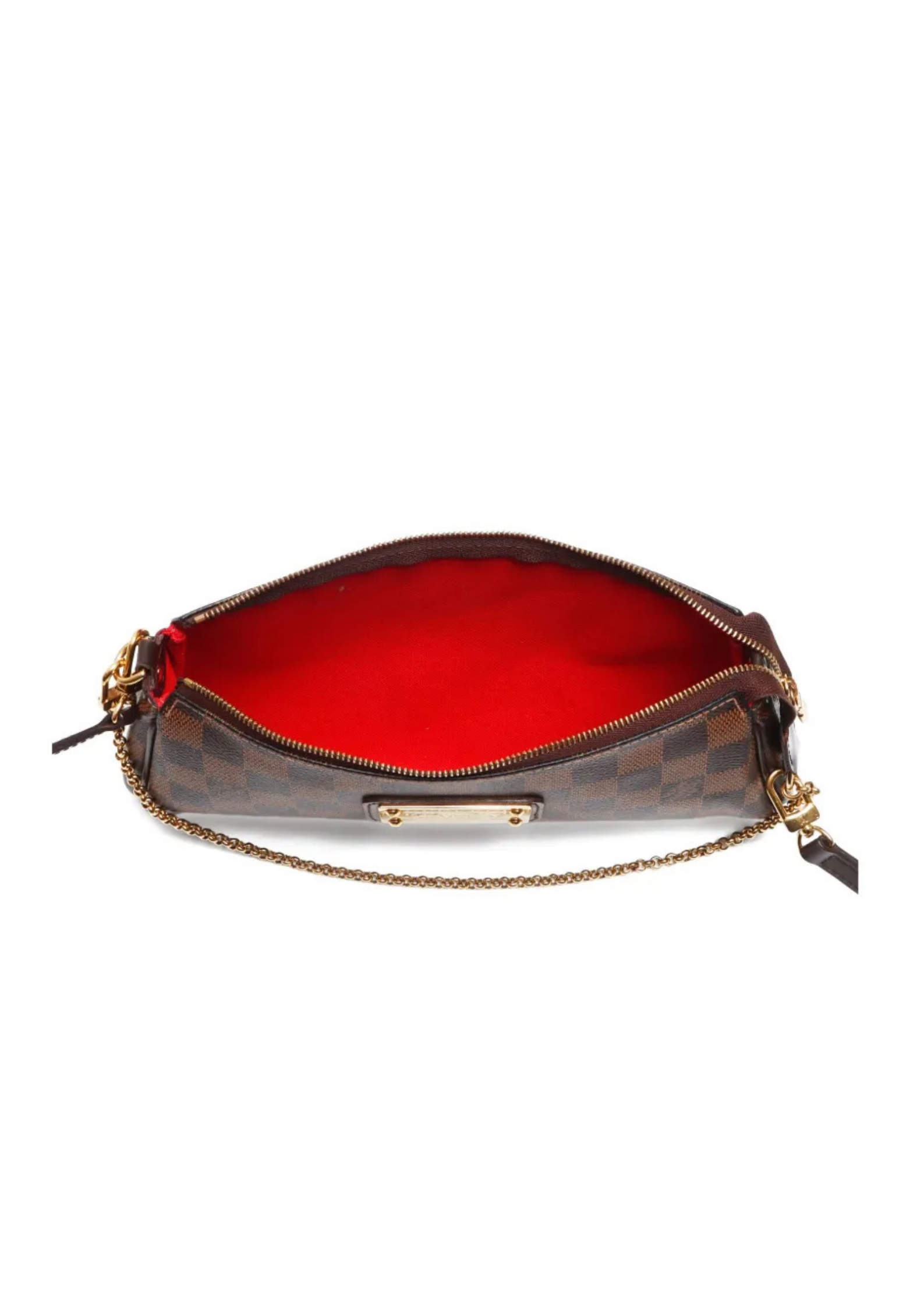 Eva Pochette Damier Ebene Clutch | Brown