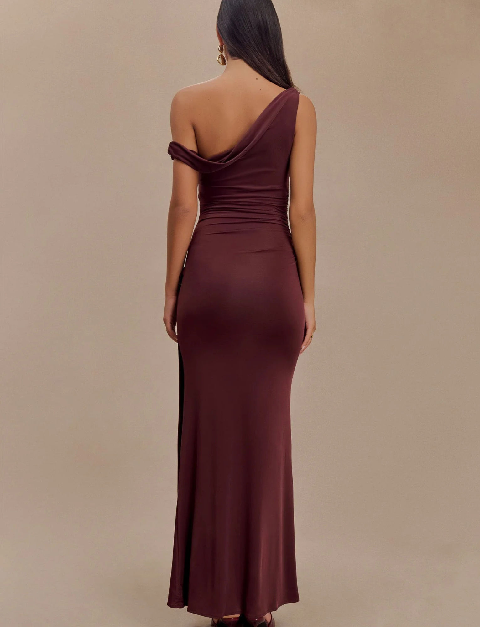 Ainsley Maxi | Burgundy image 4