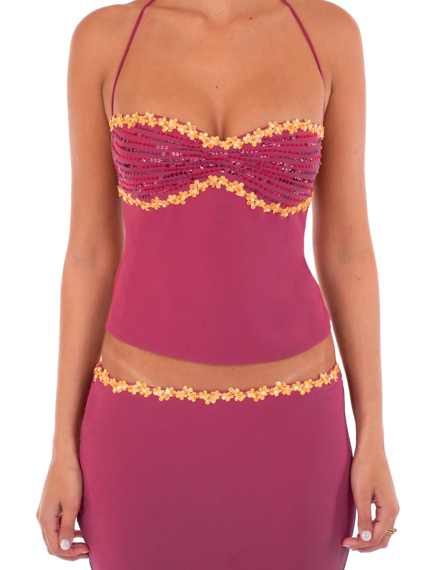 Jemima Halter Set | Wine