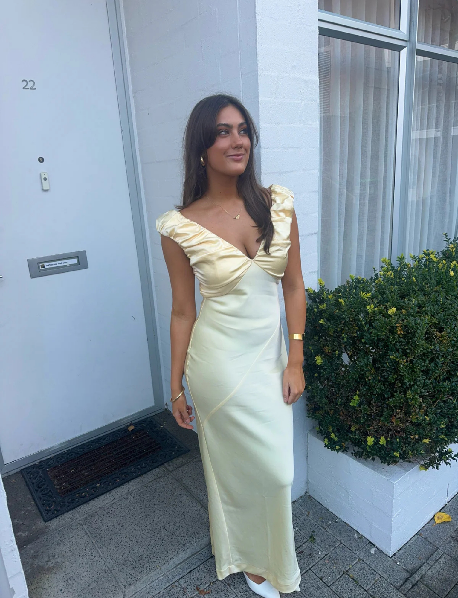 Raquel Gown | Butter image 3