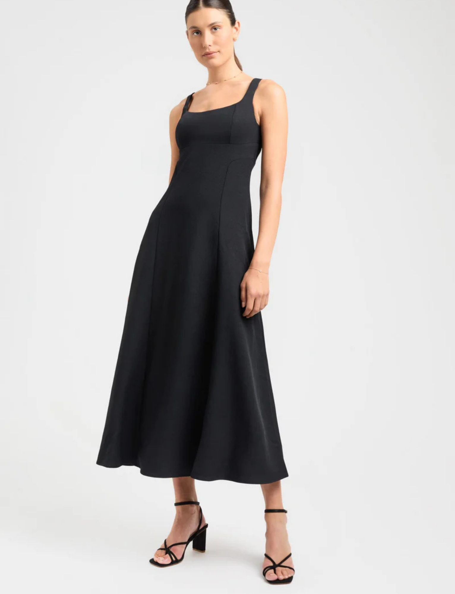Ariel Bodice Midi | Black image 0