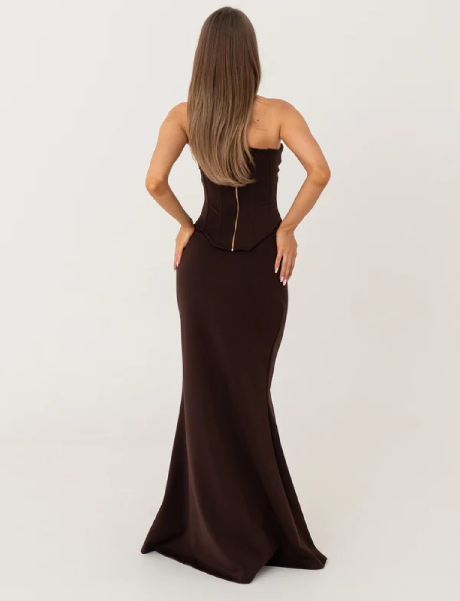 Louie Gown | Chocolate image 2