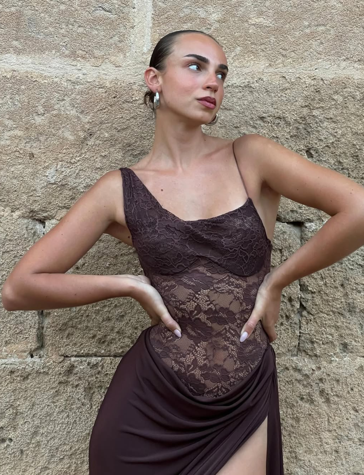 Sloane Gown | Chocolate image 1