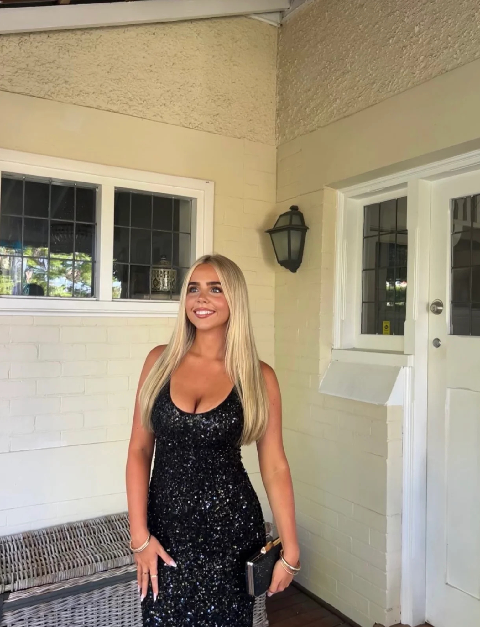 Jahnvi Maxi | Black Sequin image 7