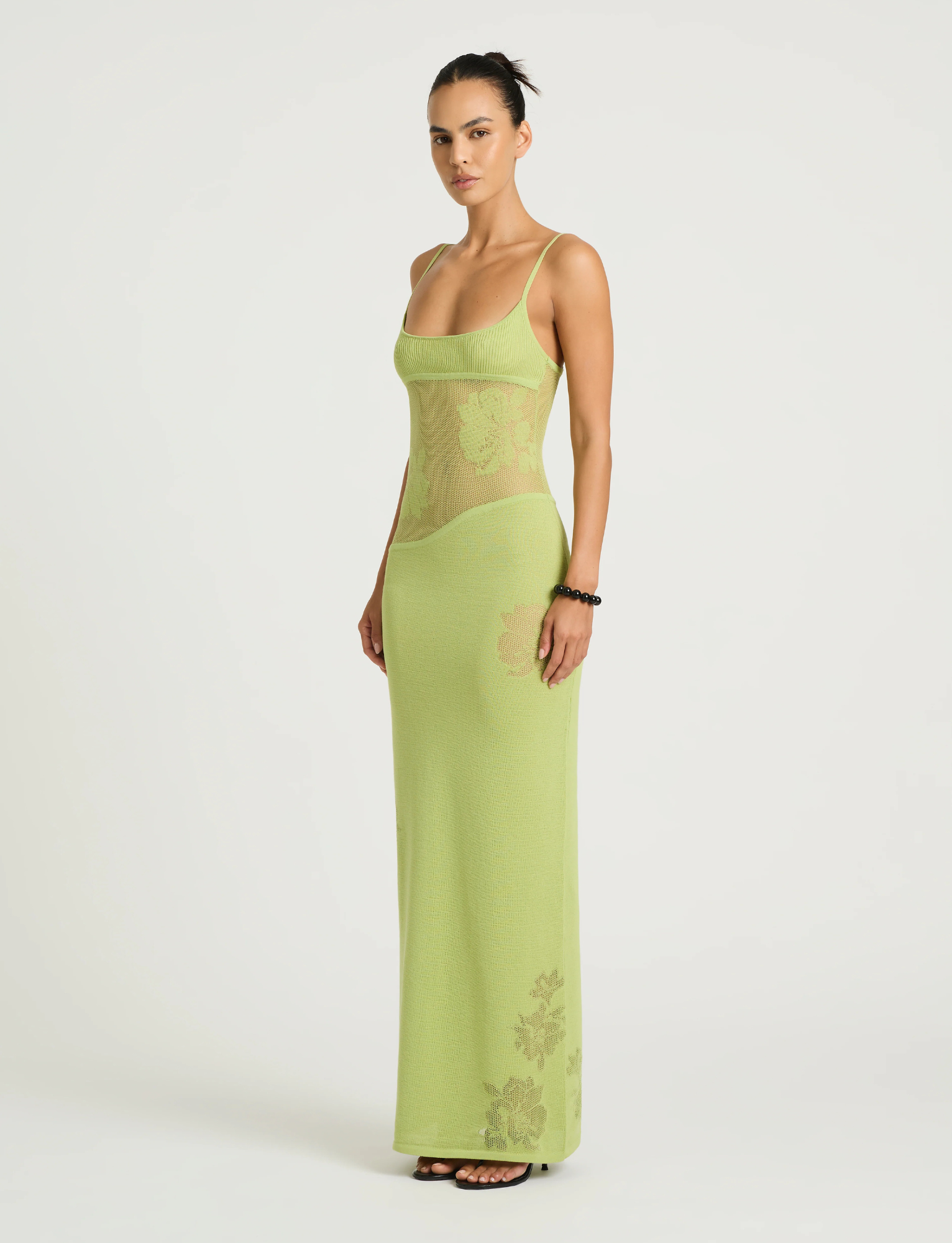 Lili Maxi | Green Knit