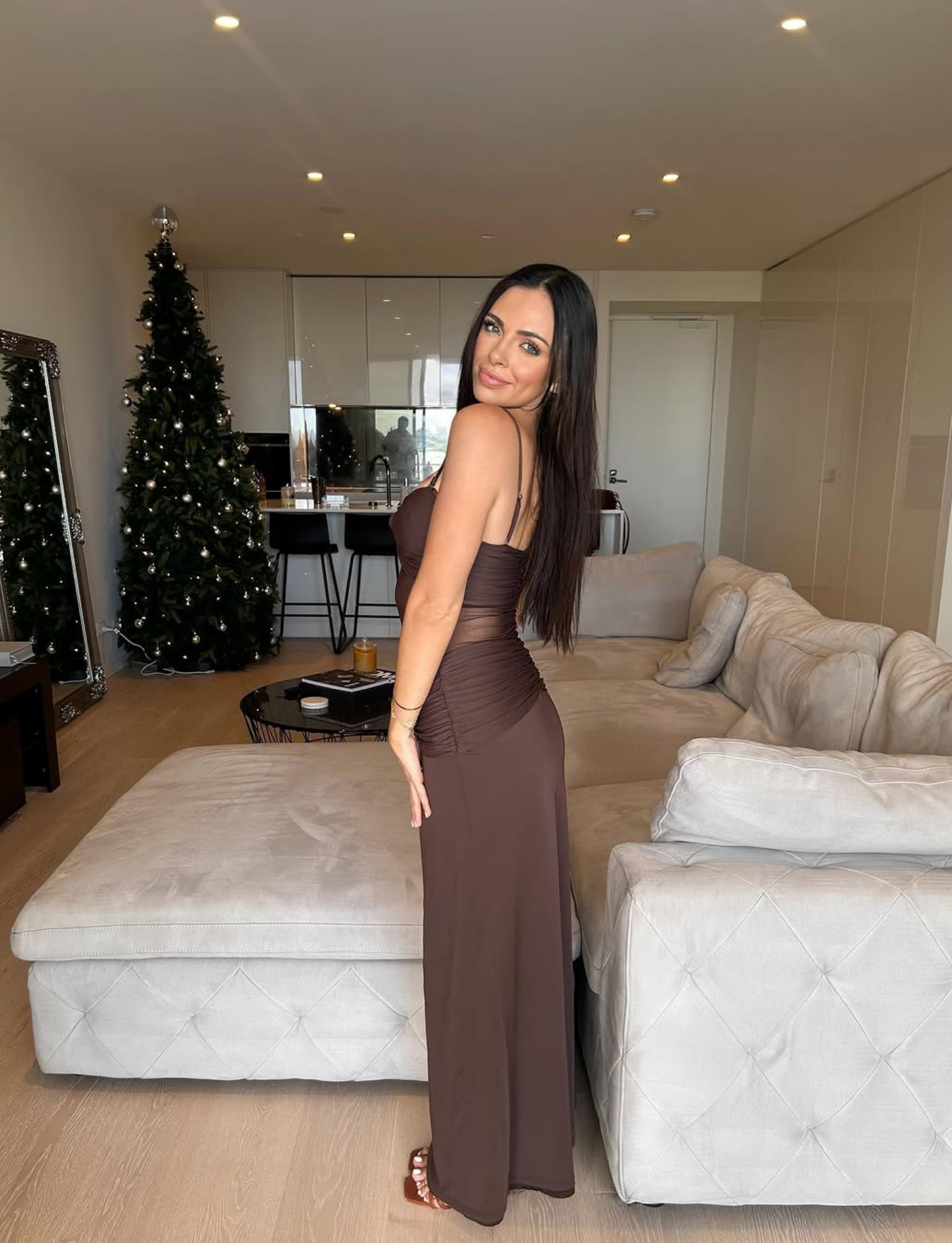 Amara Maxi | Brown image 1