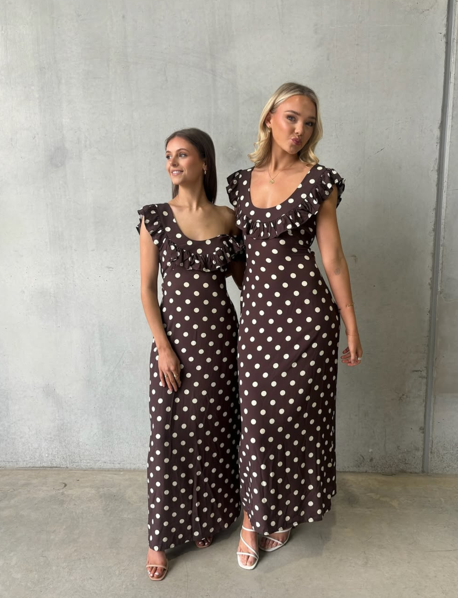 Luna Maxi | Cocoa Polka