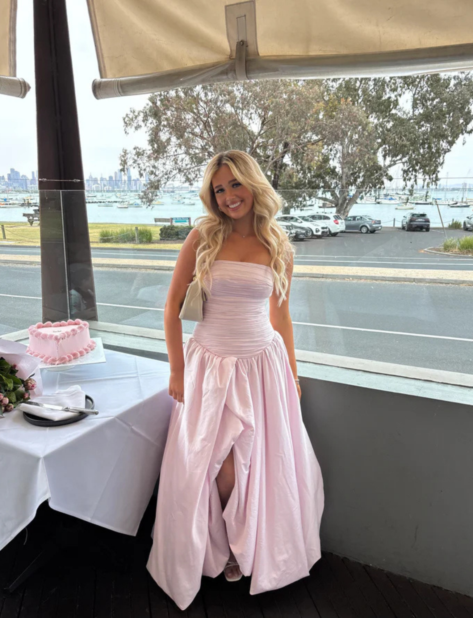 Violette Bubblehem Maxi | Pastel Pink image 0