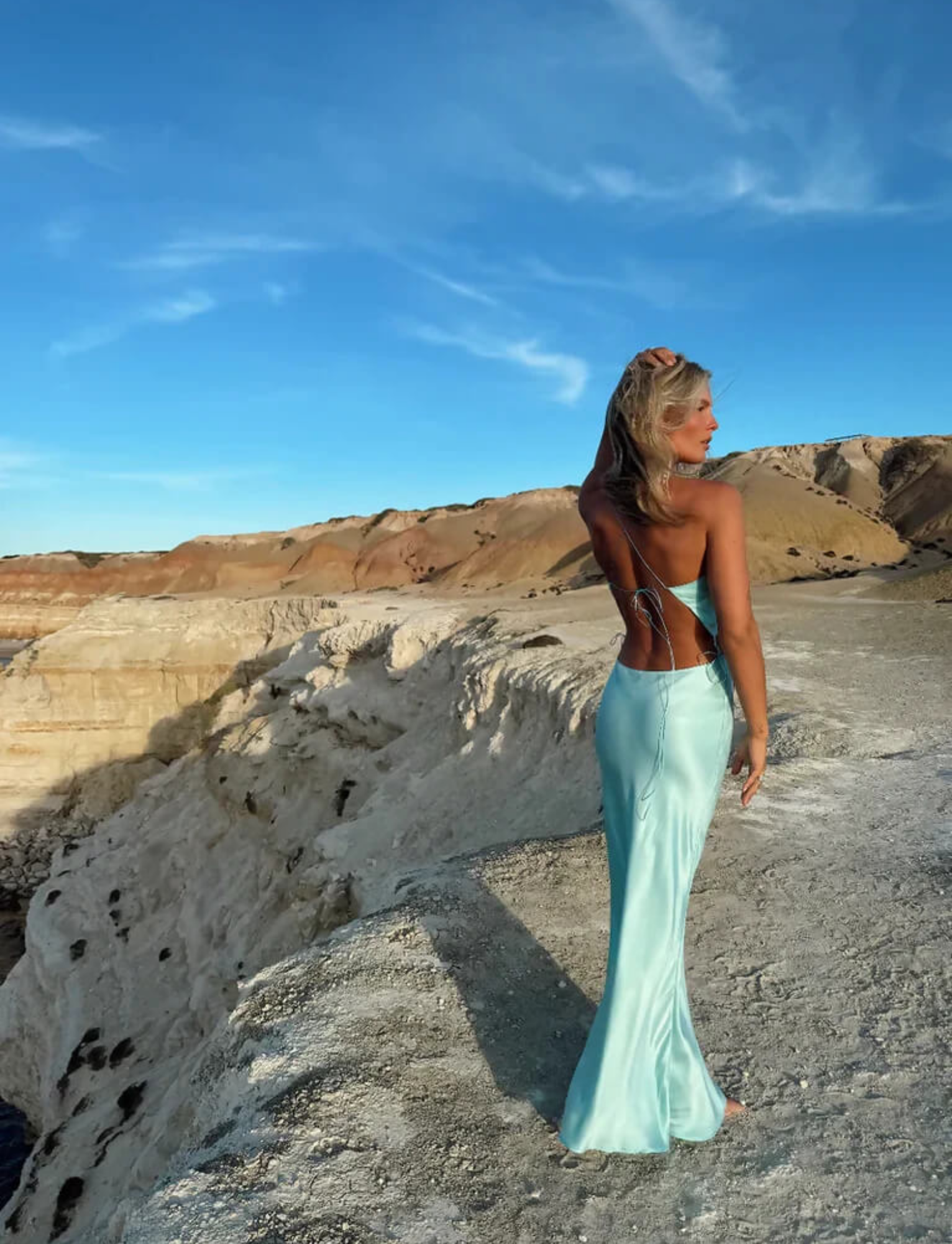 Iris Gown | Turquoise image 1
