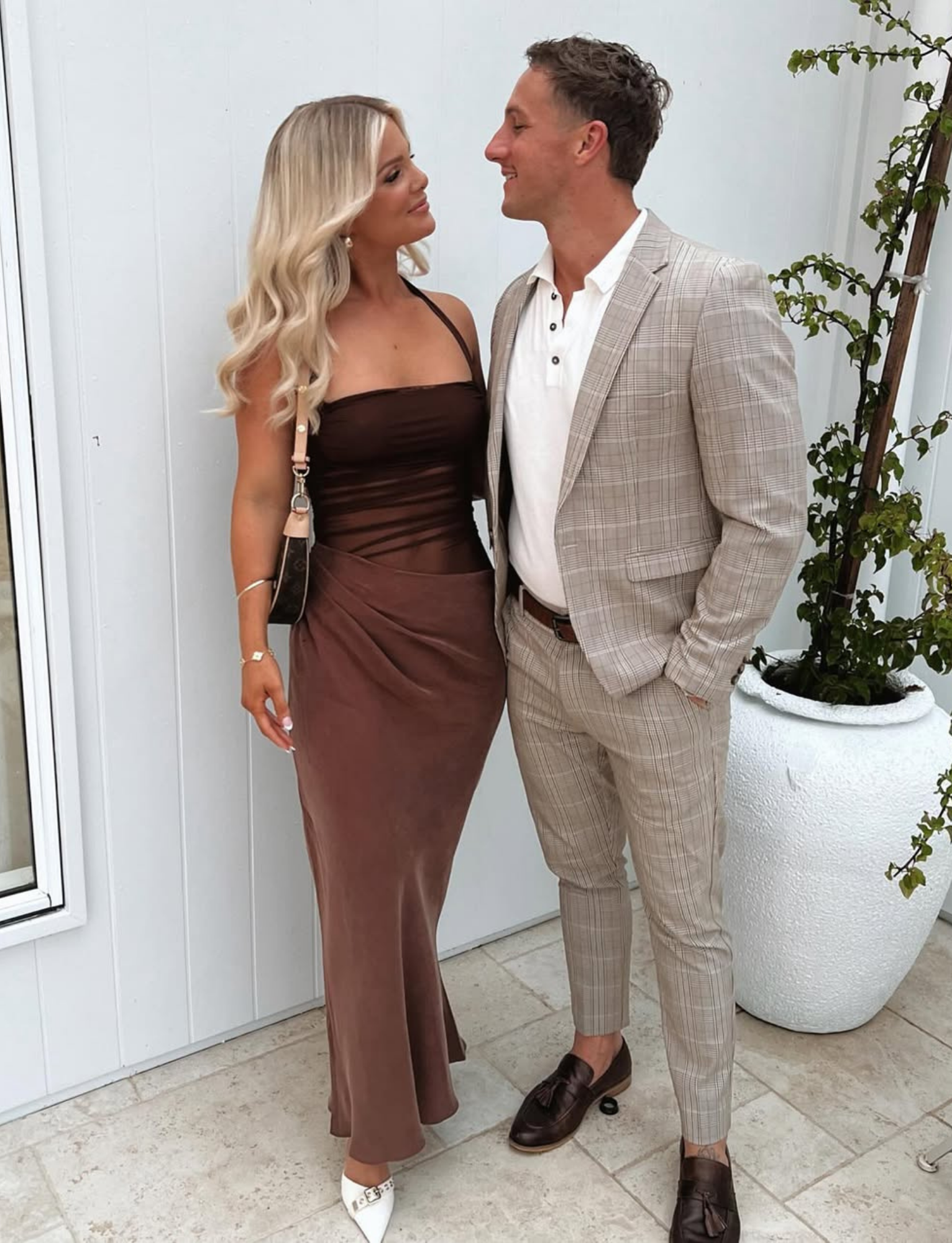 Gina Halter Maxi | Cacao image 1