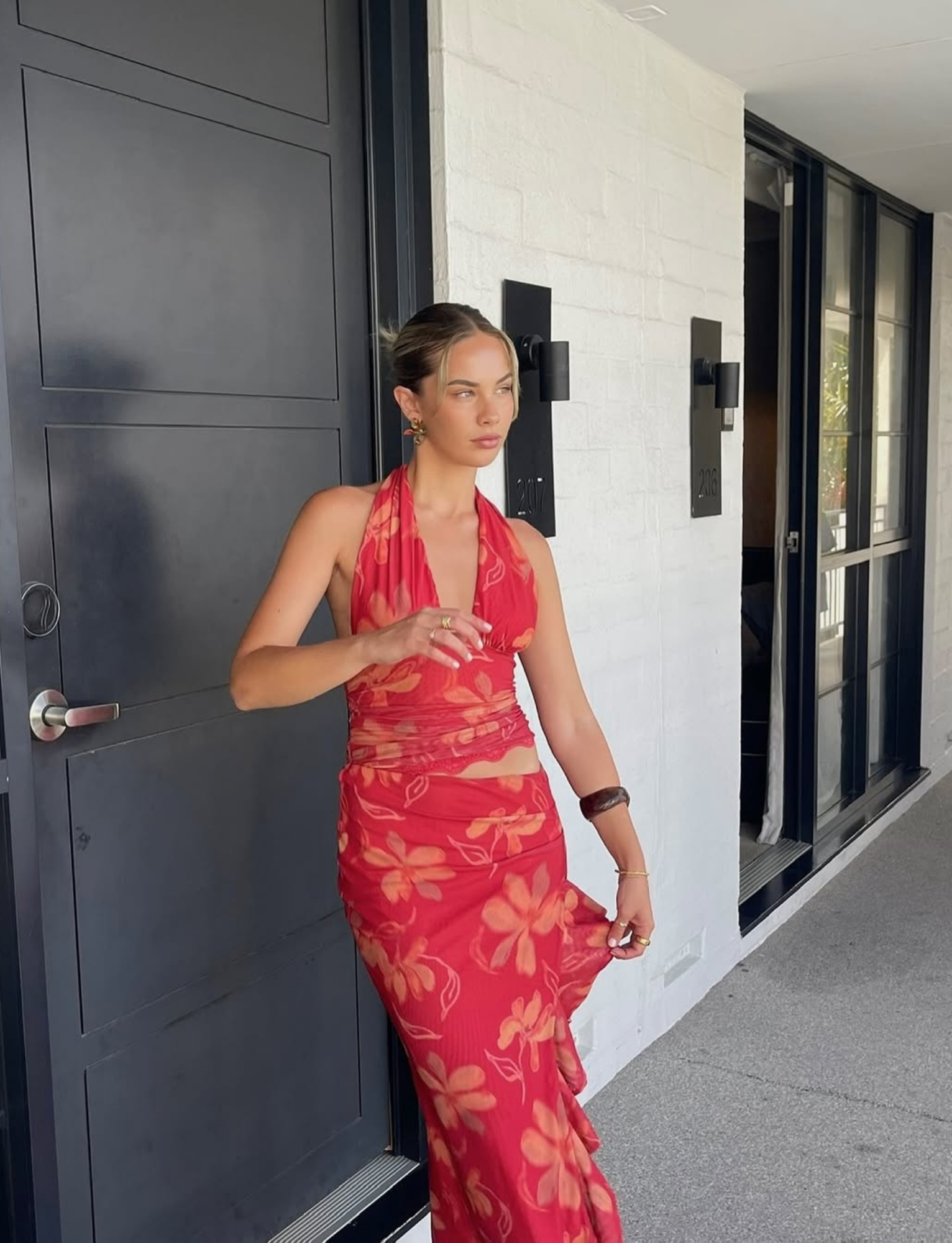 Penelope Maxi | Hibiscus image 2