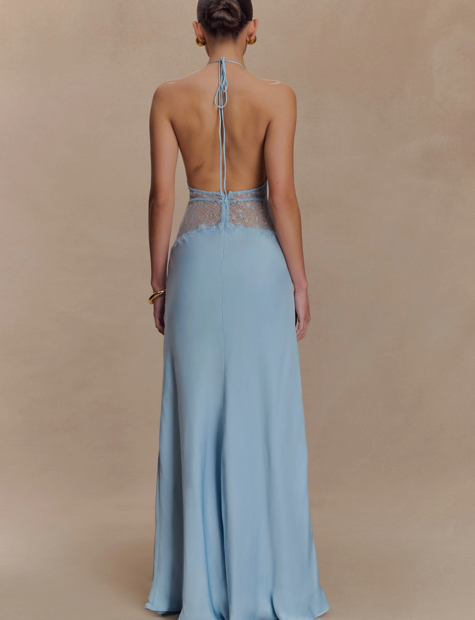 Dinah Lace Maxi | Cornflower Blue