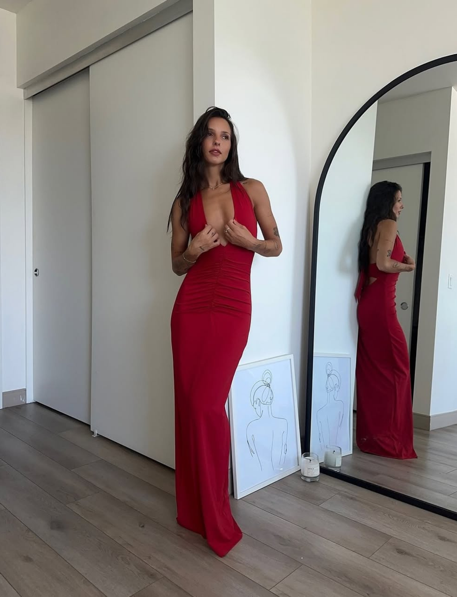 Whisked Away Maxi | Red image 3