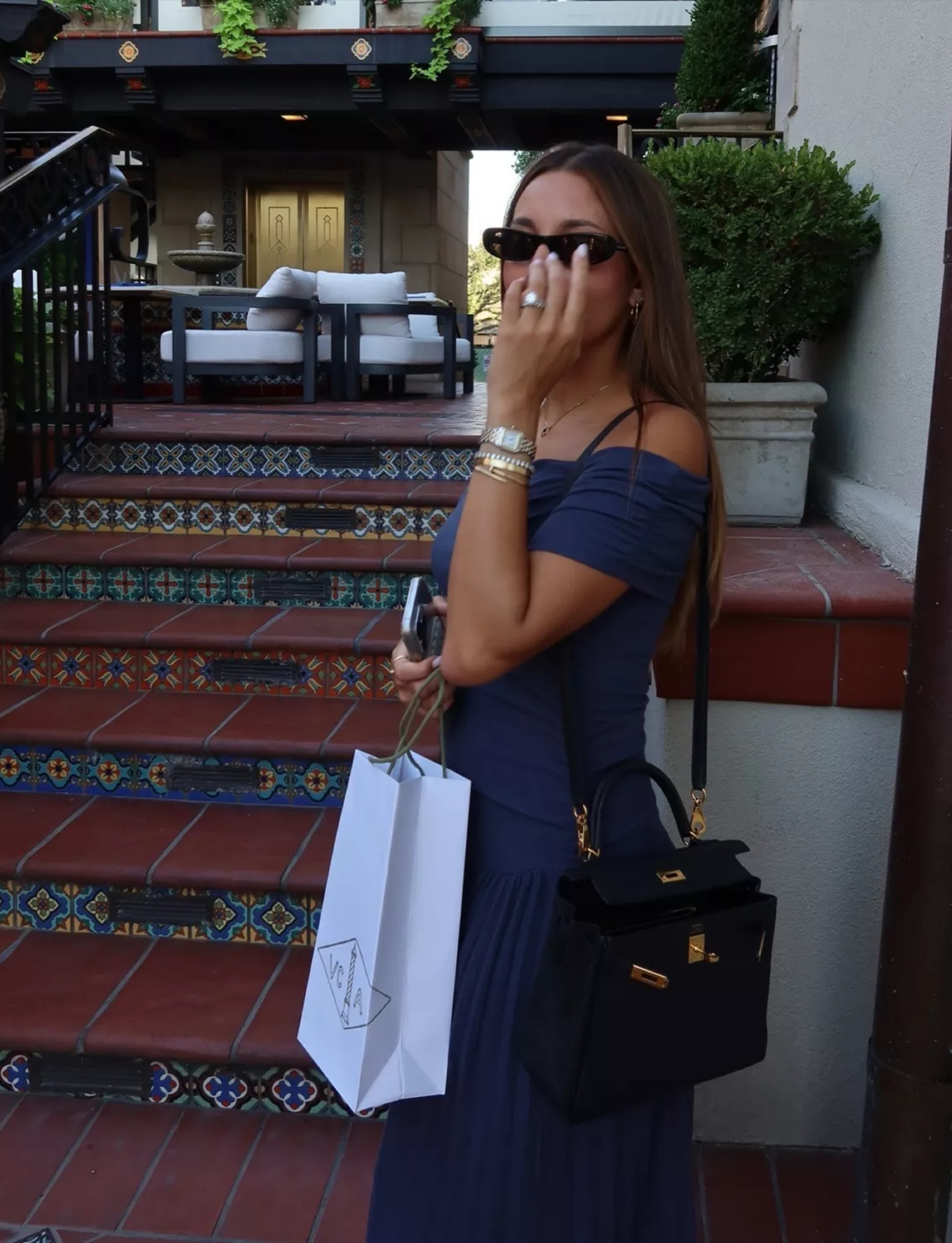 Field of Dreams Maxi | Navy image 6