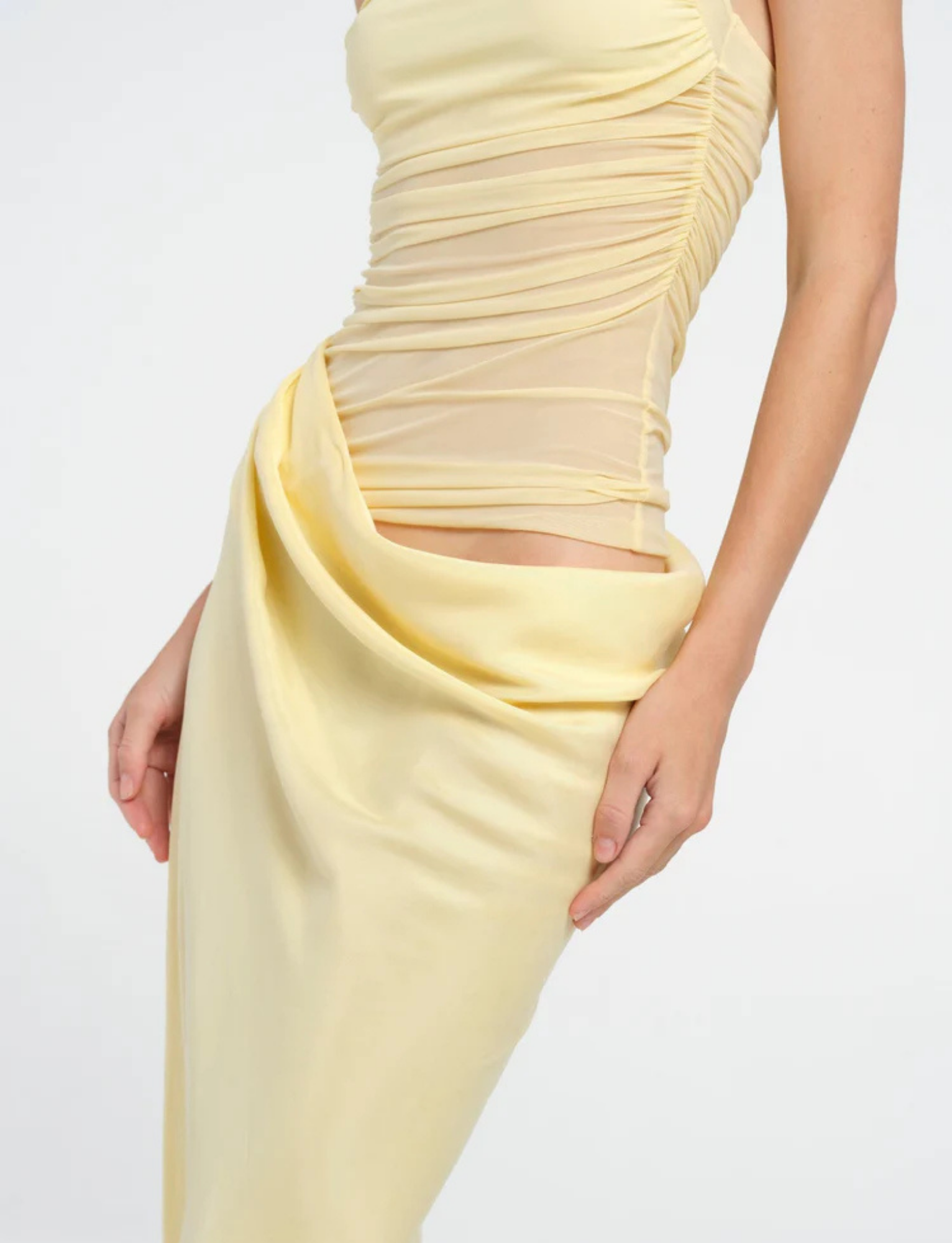 Gina Halter Maxi | Butter image 7