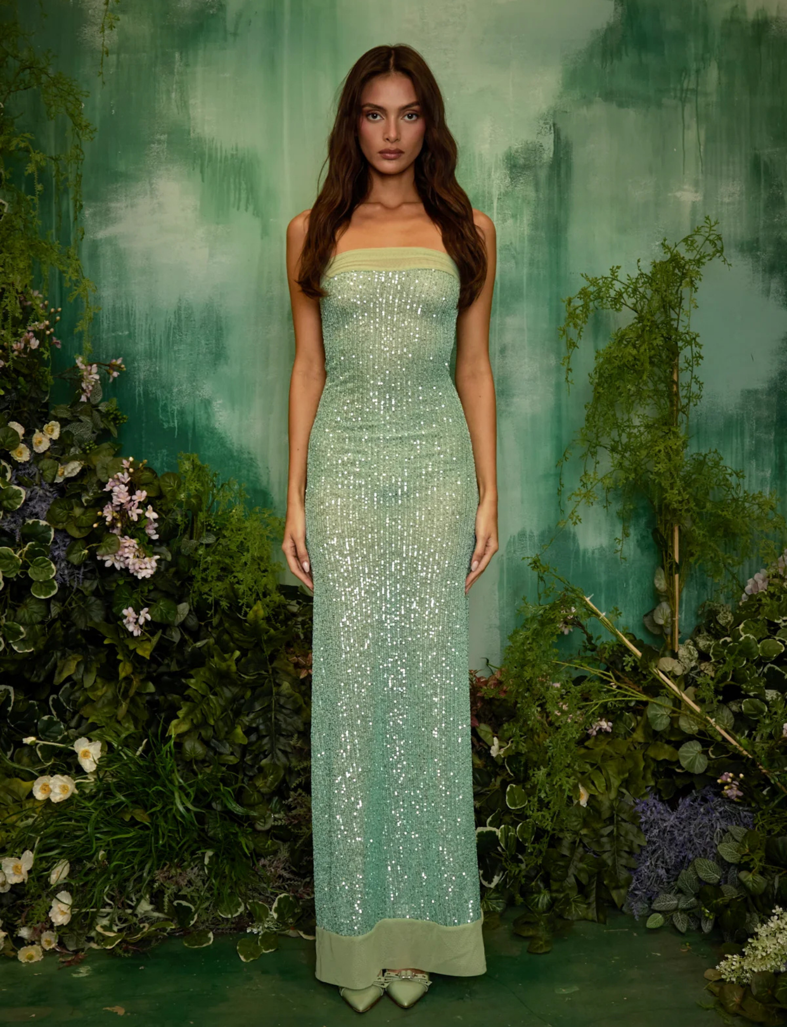 Elizabeth Dress | Malachite image 9