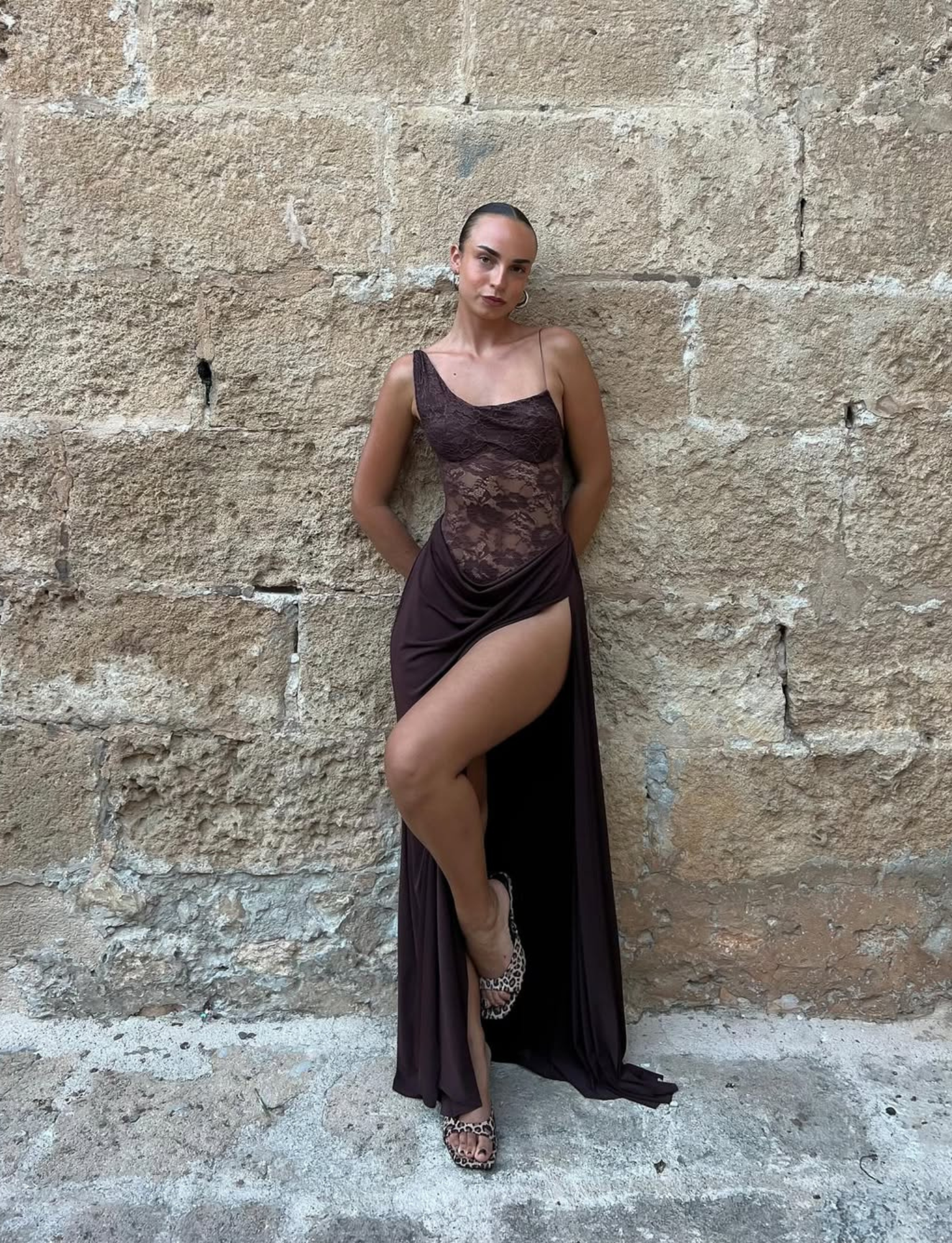 Sloane Gown | Chocolate image 2