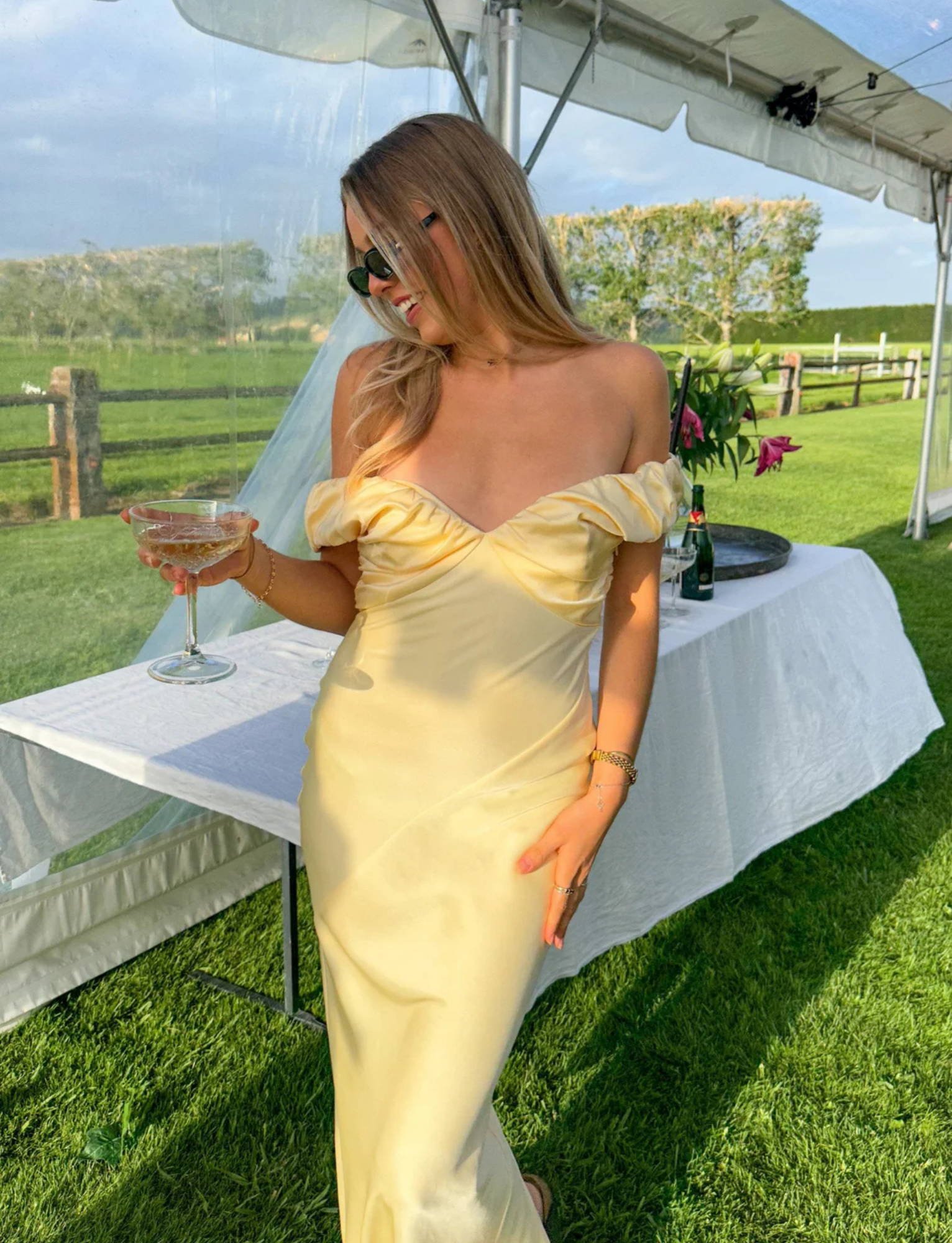 Raquel Gown | Butter image 0