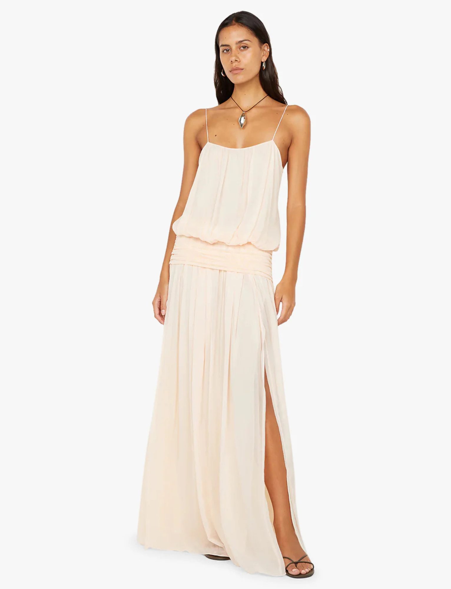 Camille Blouson Maxi | Peach