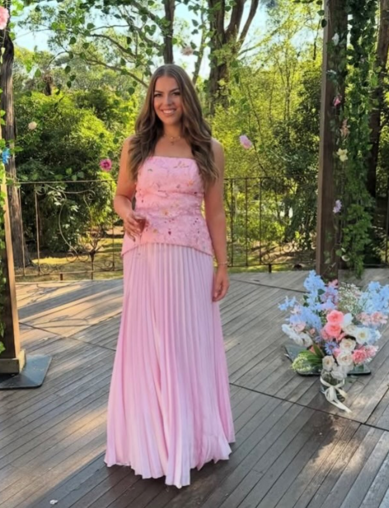 Cascade Pleated Gown image 4