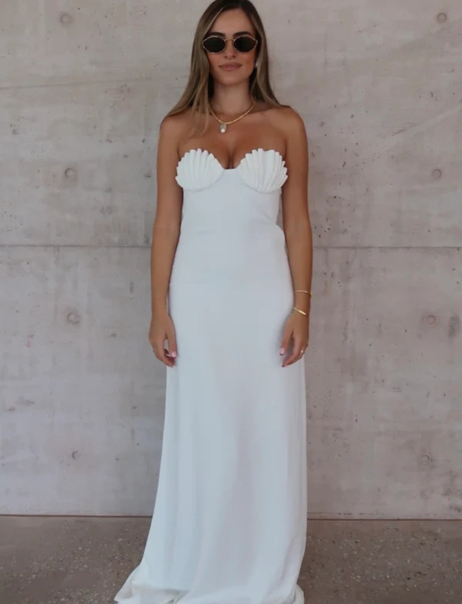 Chelle Maxi | Crisp White image 2