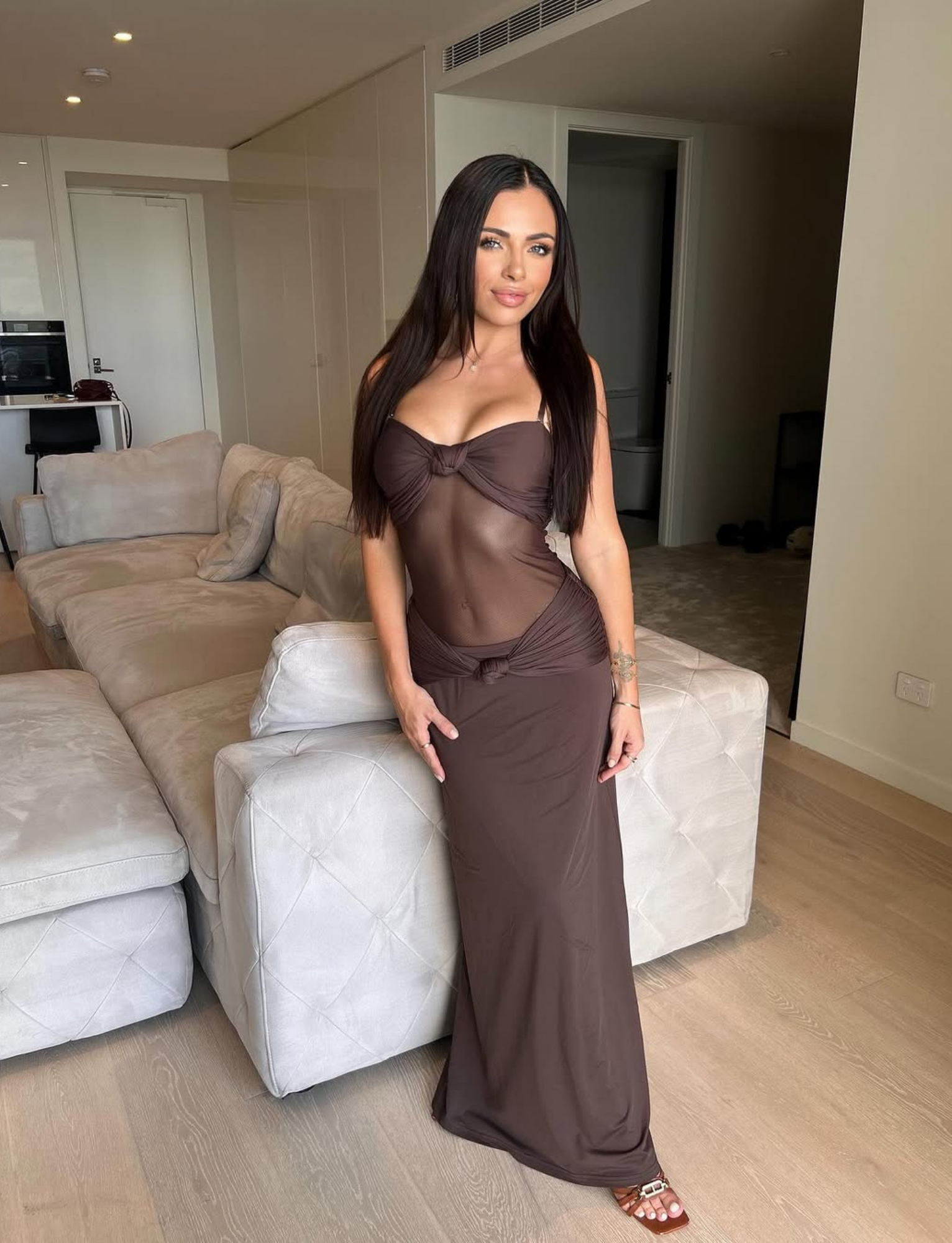 Amara Maxi | Brown image 0