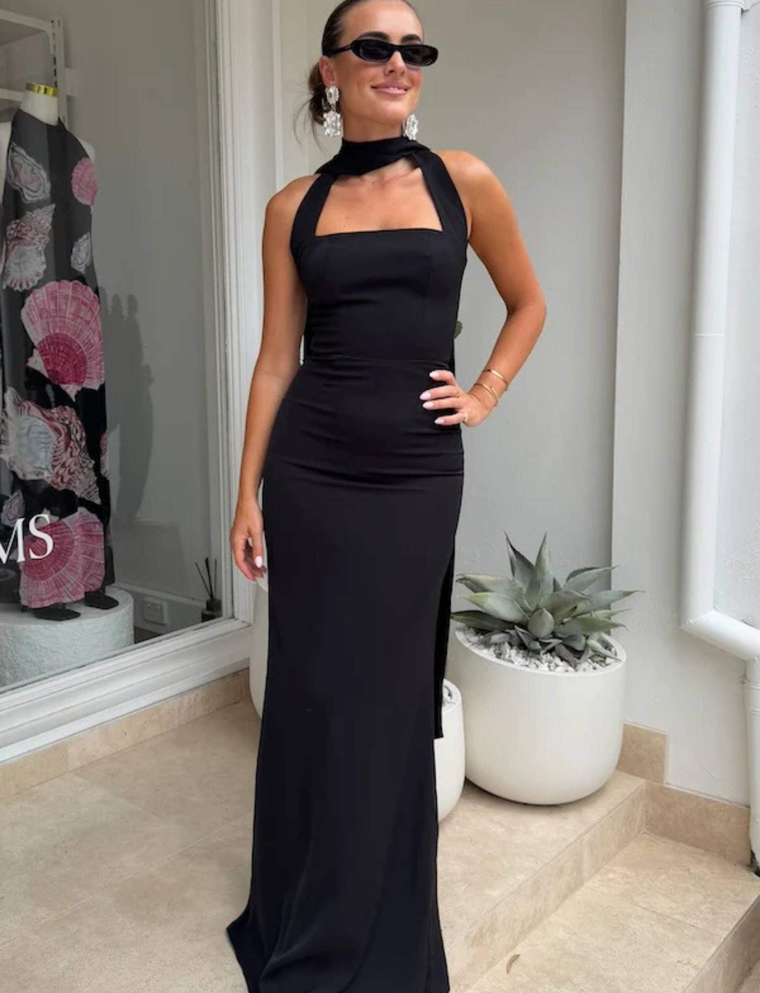 Ultimate Muse Halter Maxi | Black image 0