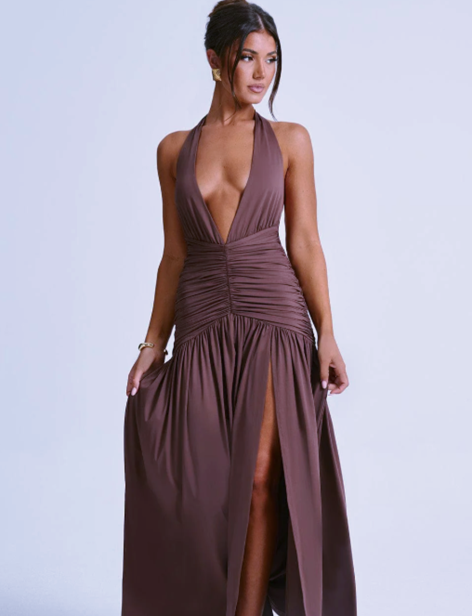Melania Maxi | Chocolate image 4