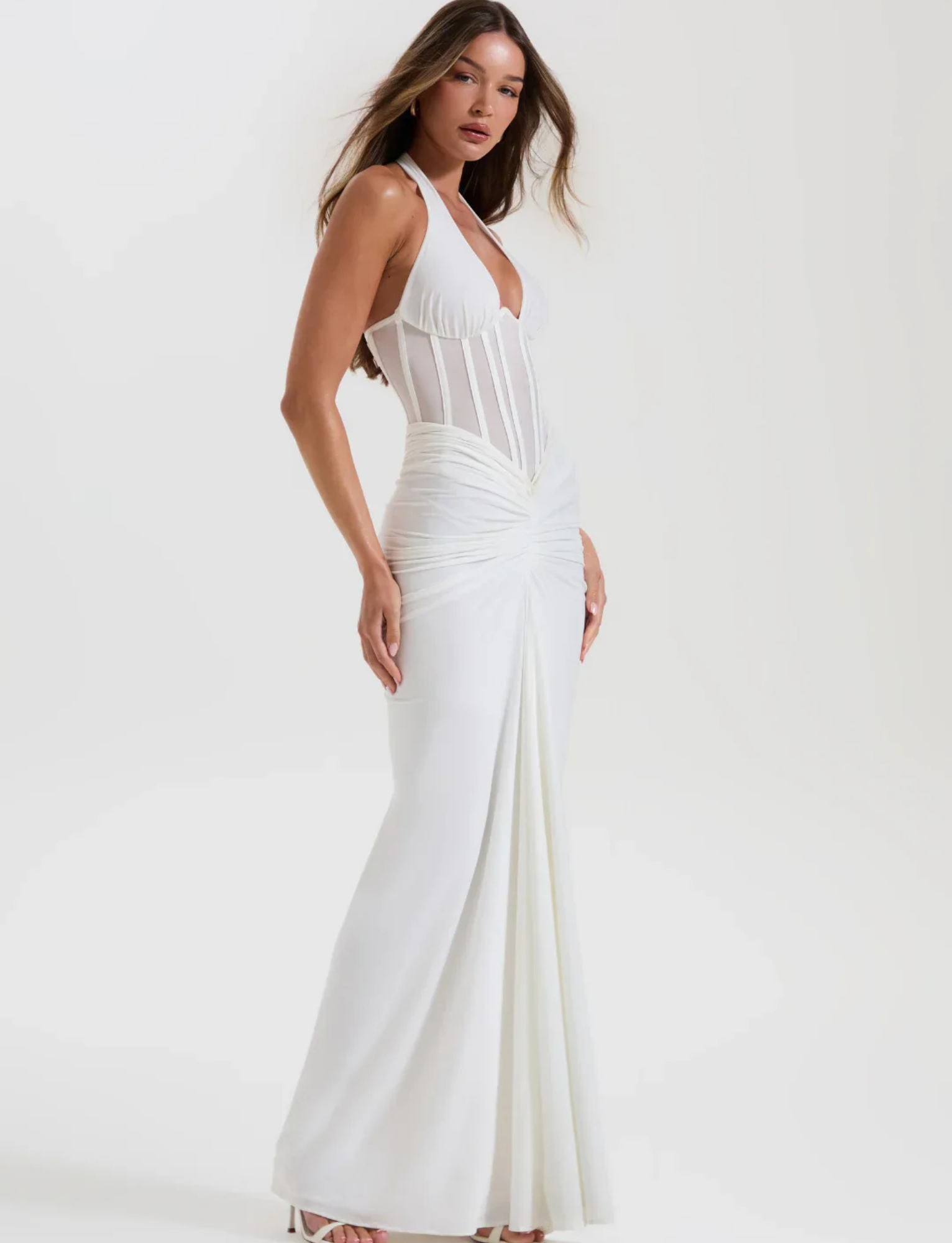 Grace Corset Set | White image 4