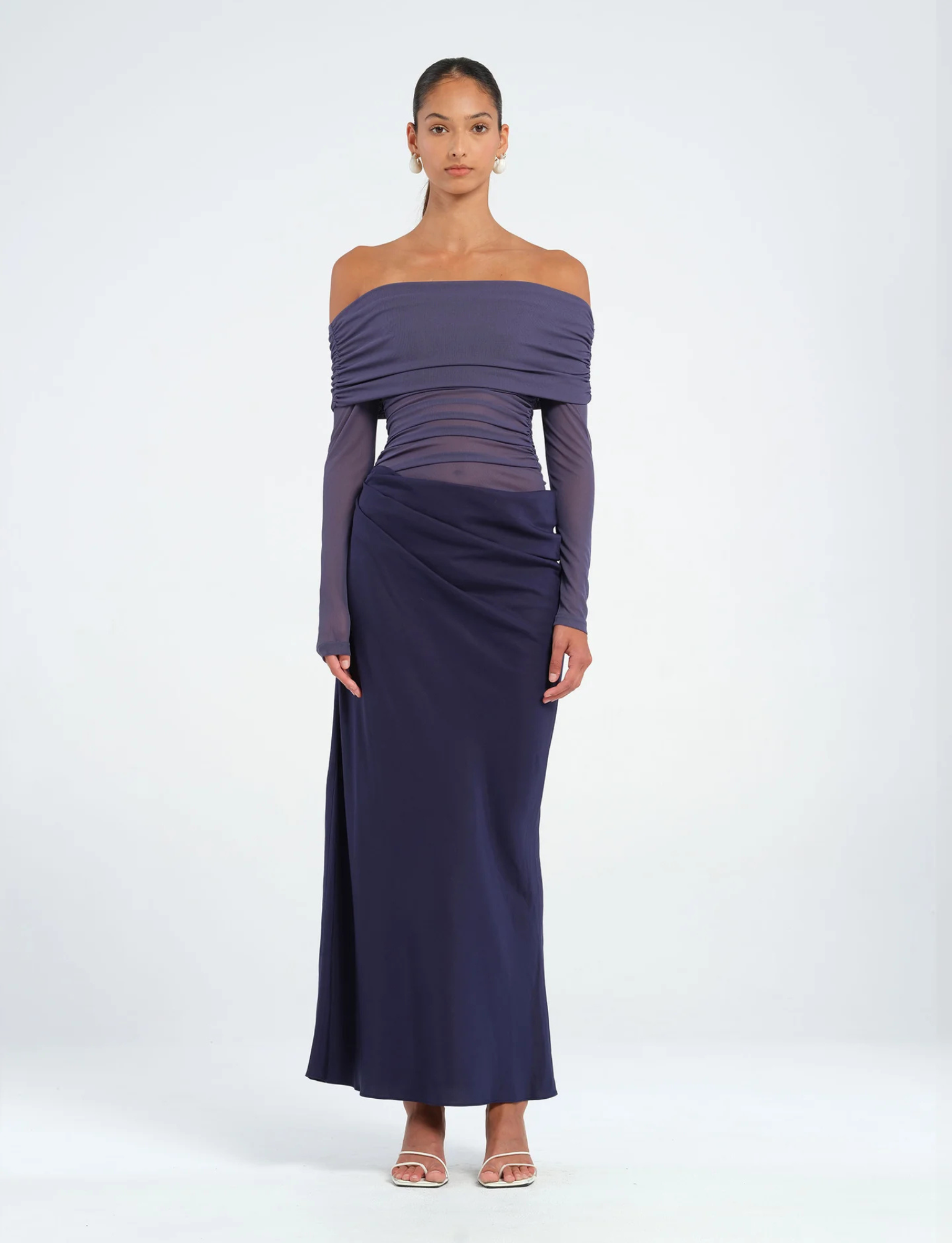 Yasmin Maxi | Navy image 4