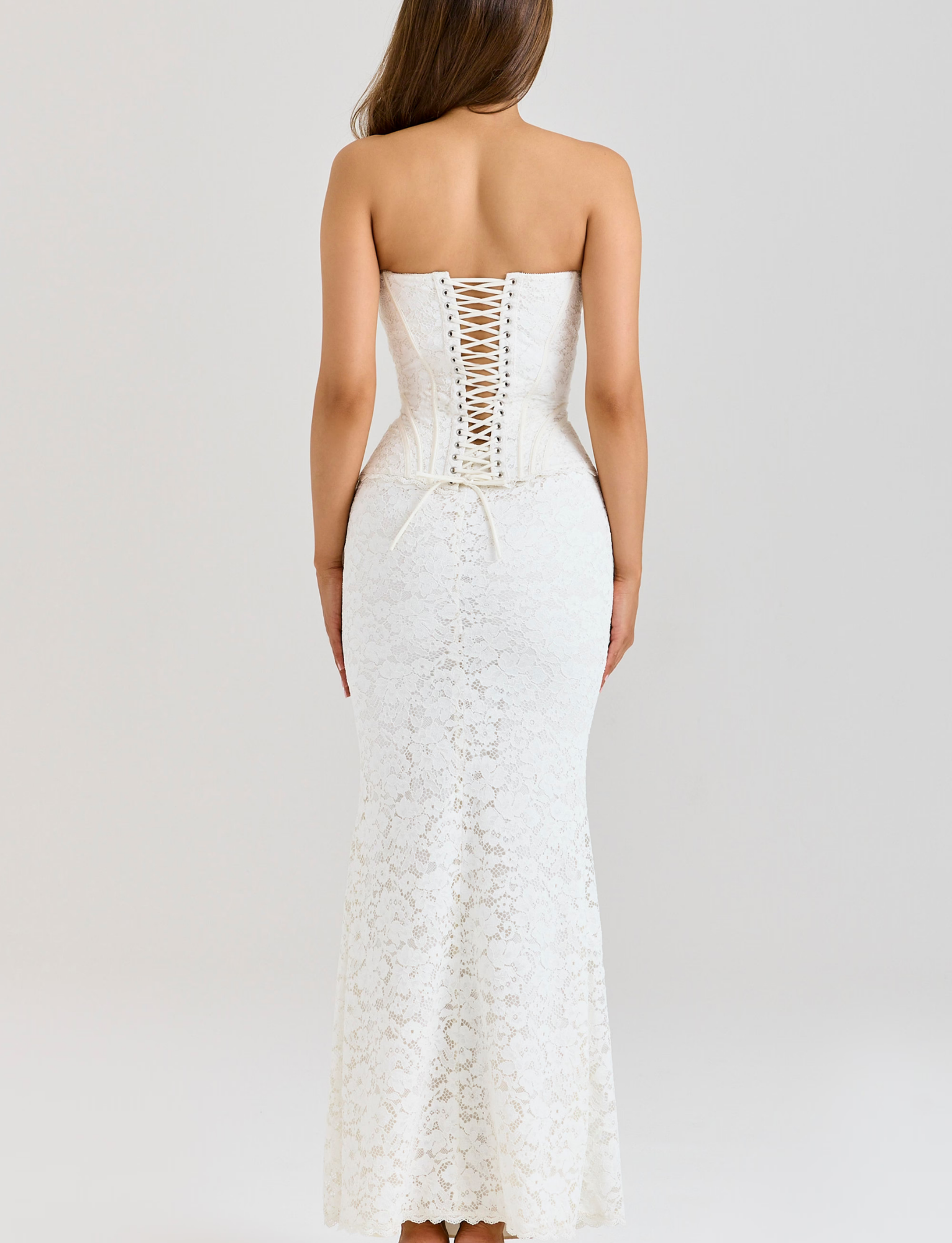 Solaine Corset Maxi | Ivory image 7