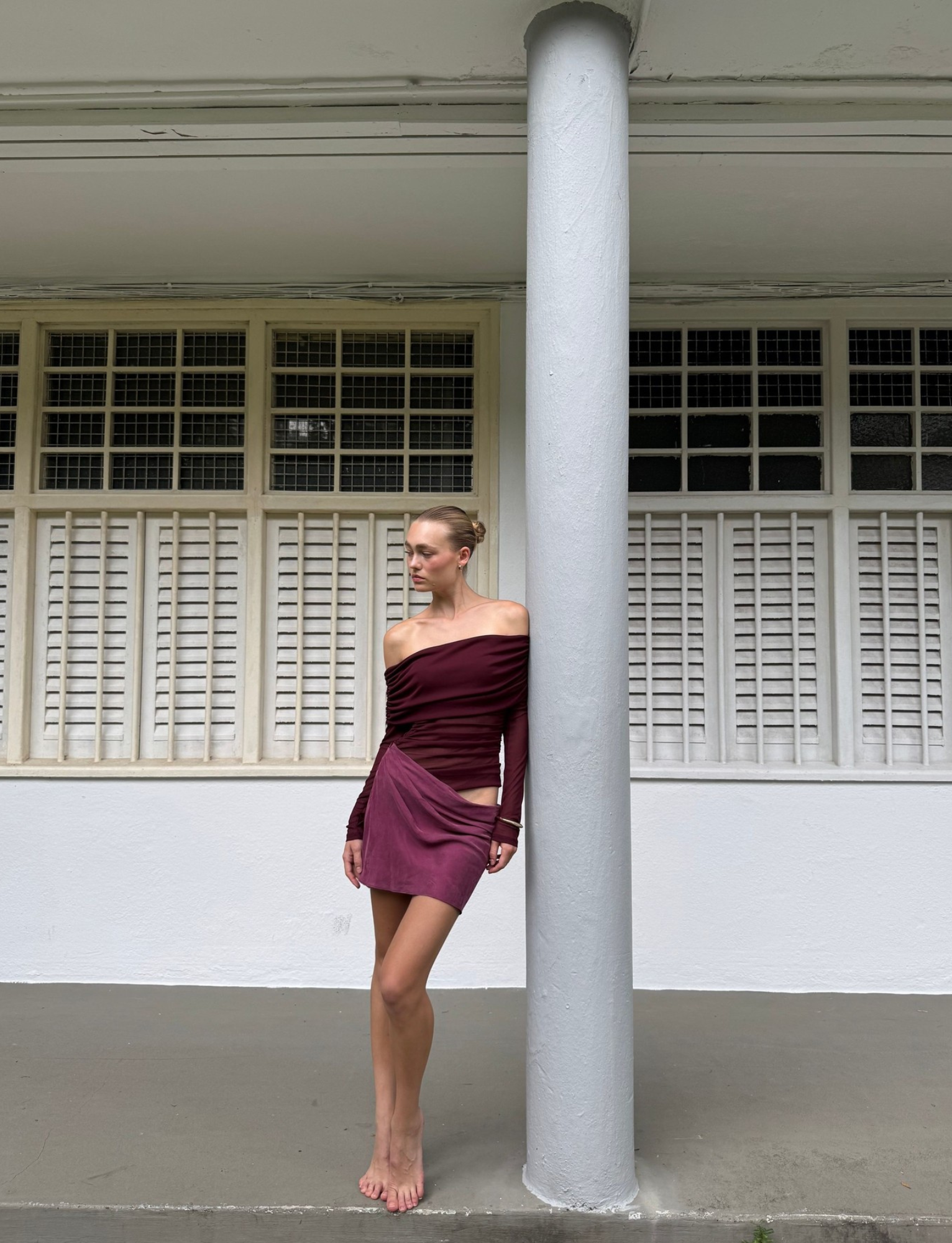 Luca Mini | Burgundy image 5